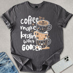 Coffee Make Brain T-shirt