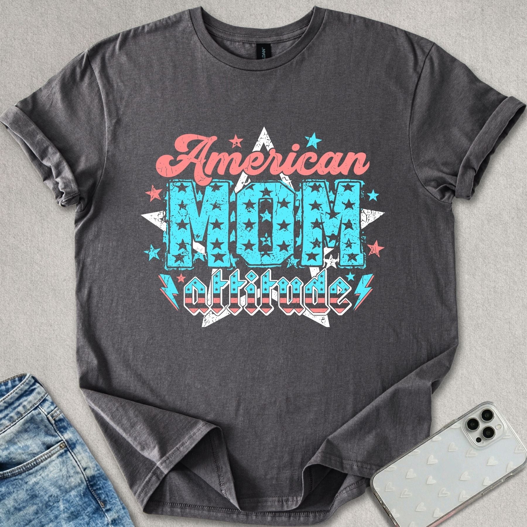 American Mom Attitude T-shirt