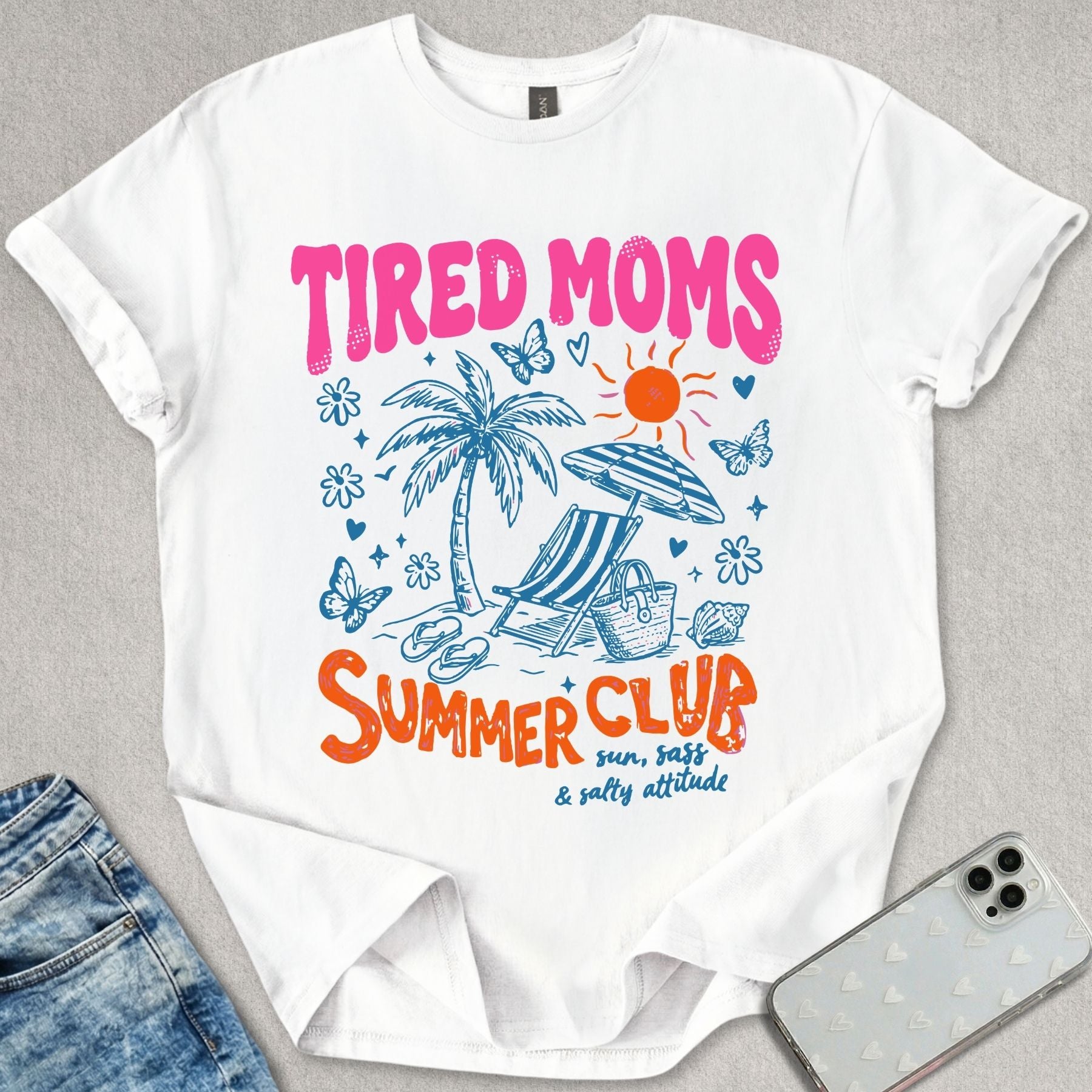 Tired Moms Summer Club T-shirt