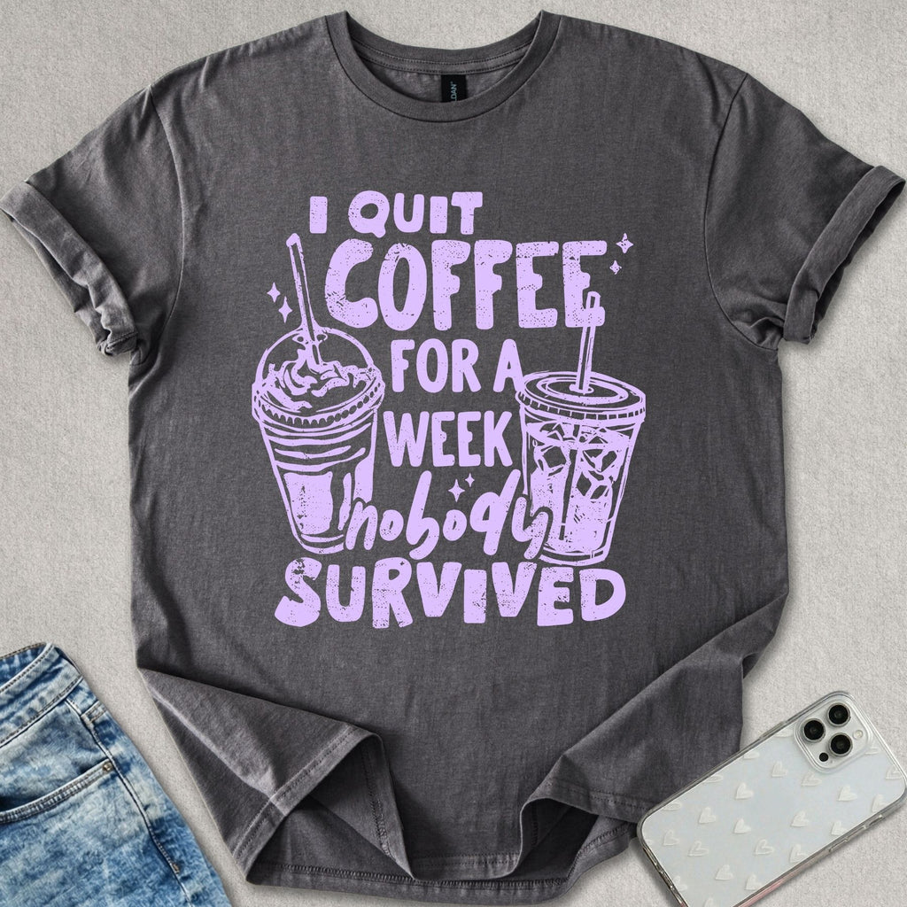 529- Swearing Felt More Natural T-shirt