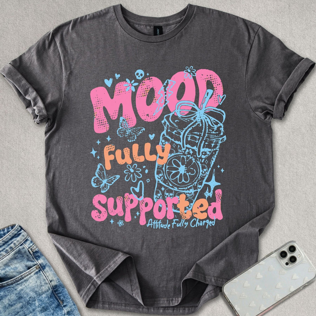 Mood Fully Supported Coffee T-shirt