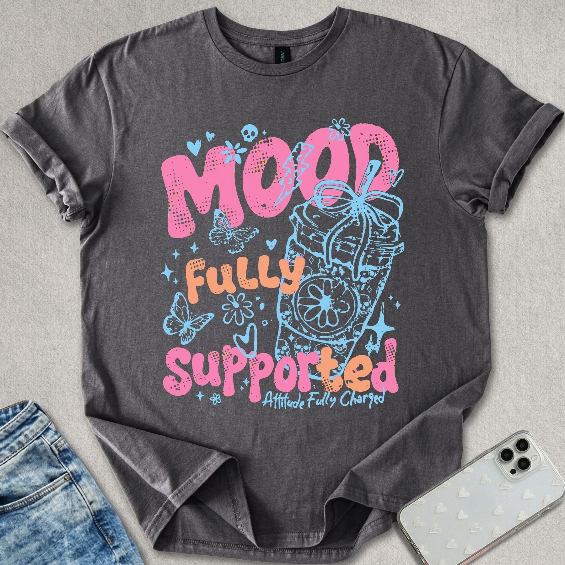 Mood Fully Supported Coffee T-shirt