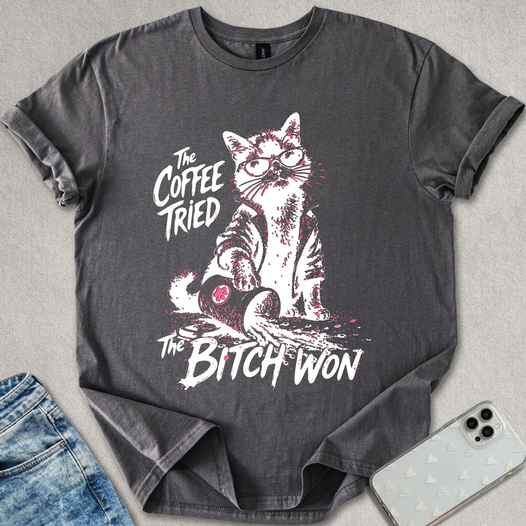 The Coffee Tried Cat T-shirt
