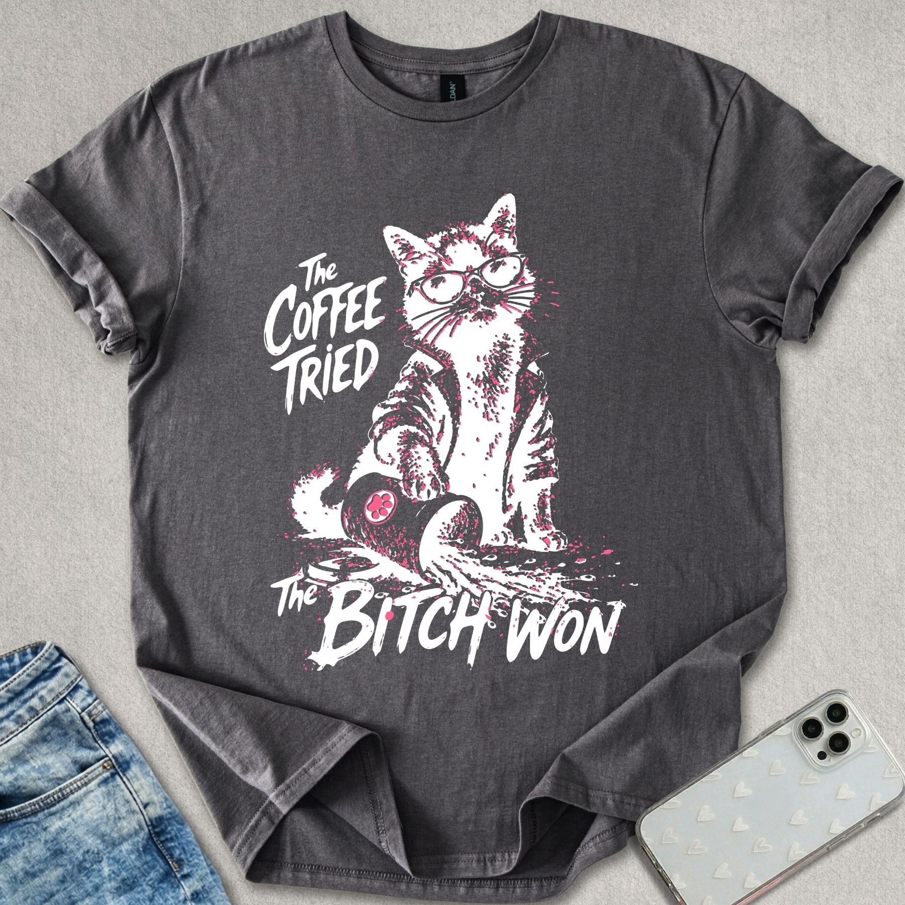 The Coffee Tried Cat T-shirt