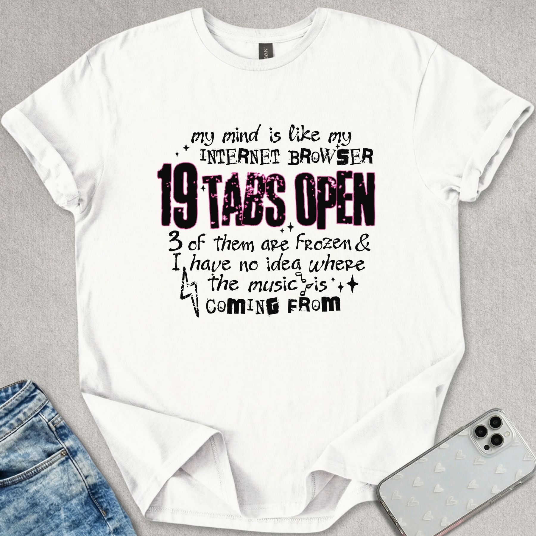 19 Tabs Open T-shirt