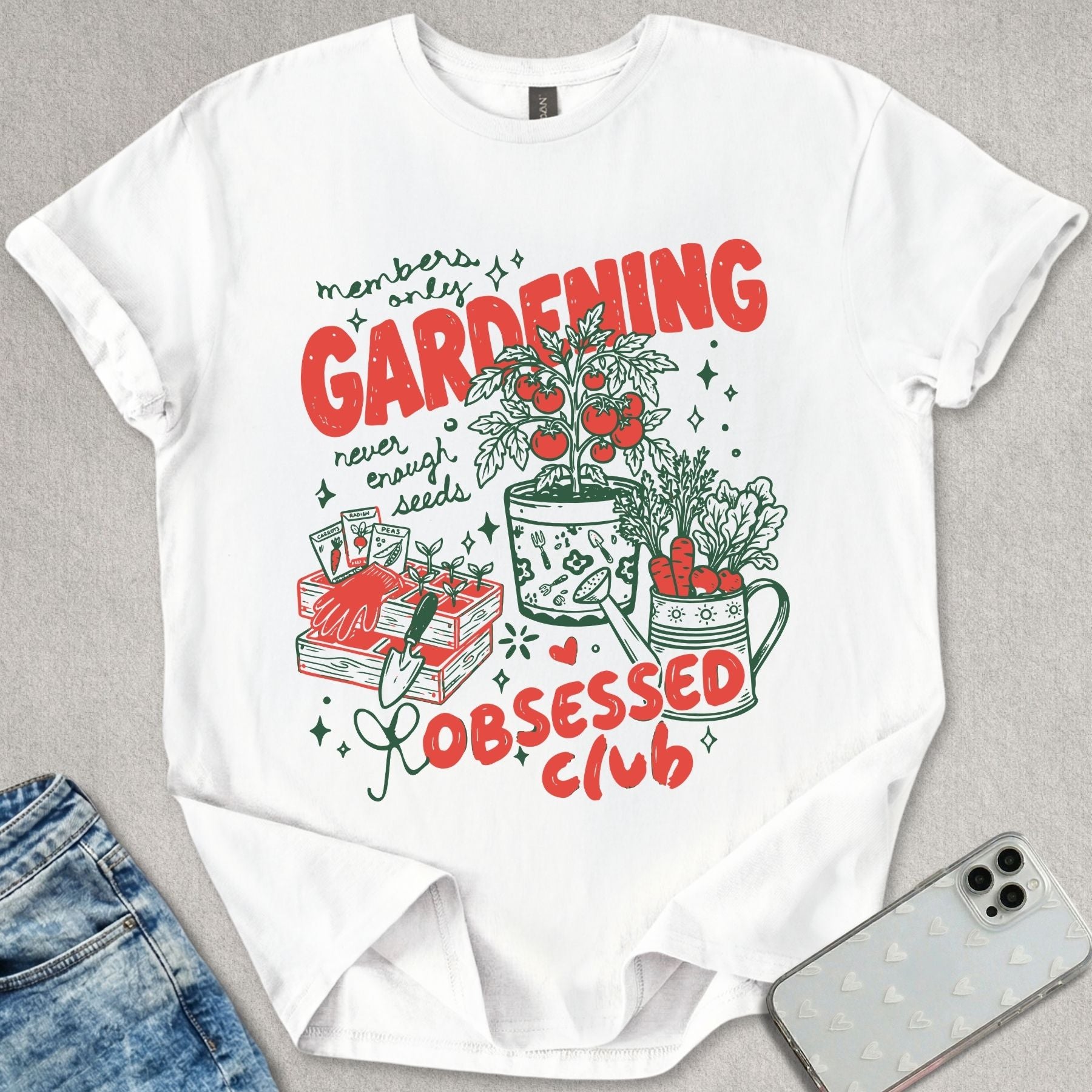 Gardening Obsessed Club T-shirt
