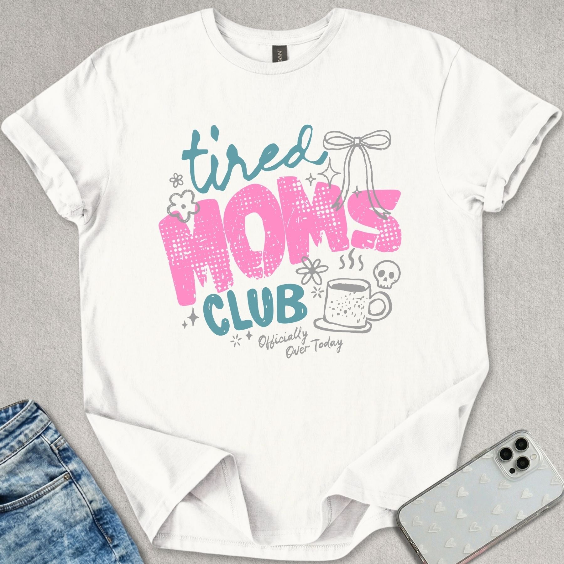 Tired Mom's Club T-shirt