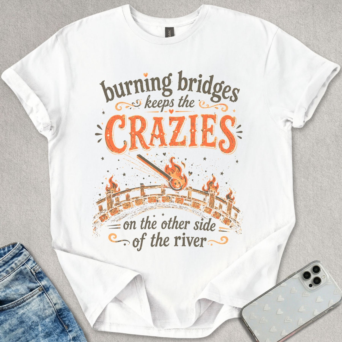 Burning Bridges T-shirt
