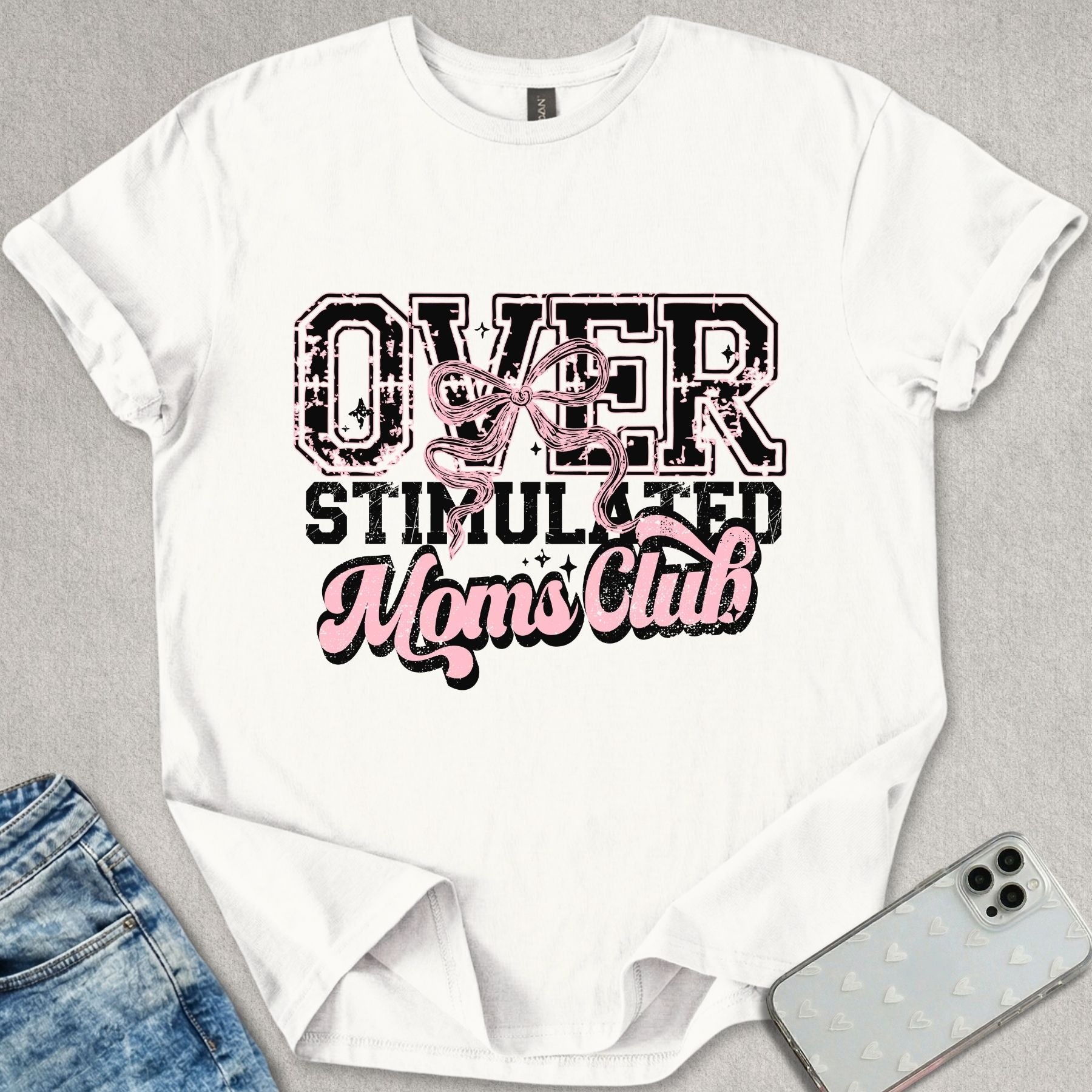 Over Stimulated Moms Club T-shirt