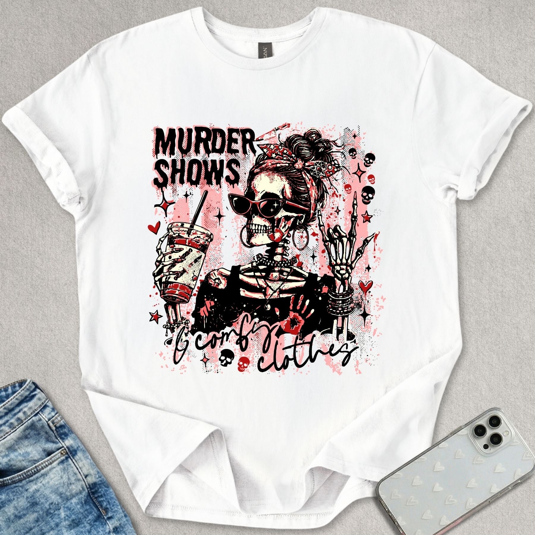 Murder Shows & Comfy Clothes T-shirt