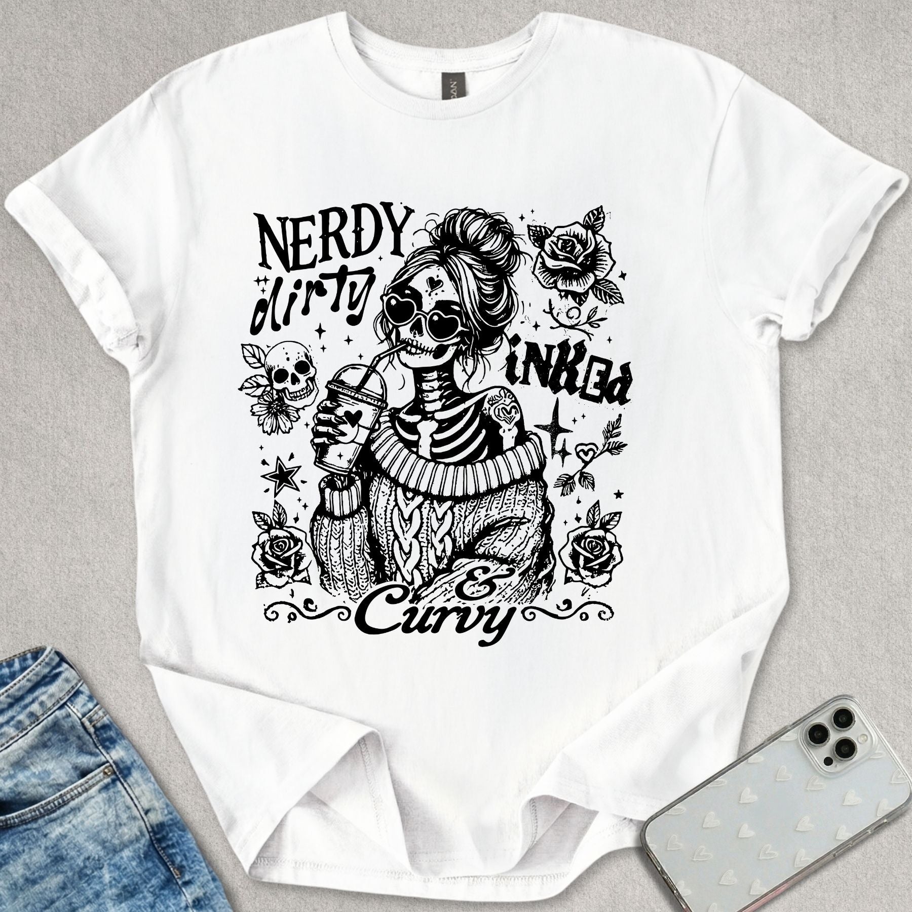 Nerdy Dirty Skellie T-shirt