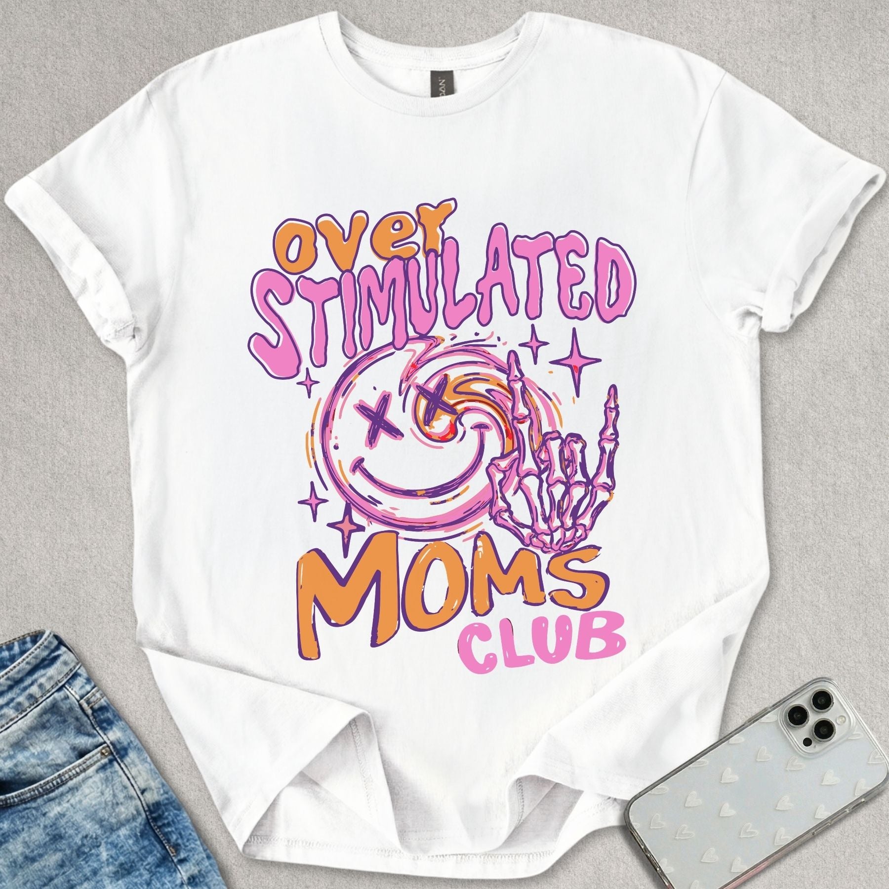 Overstimulated Moms Club T-shirt