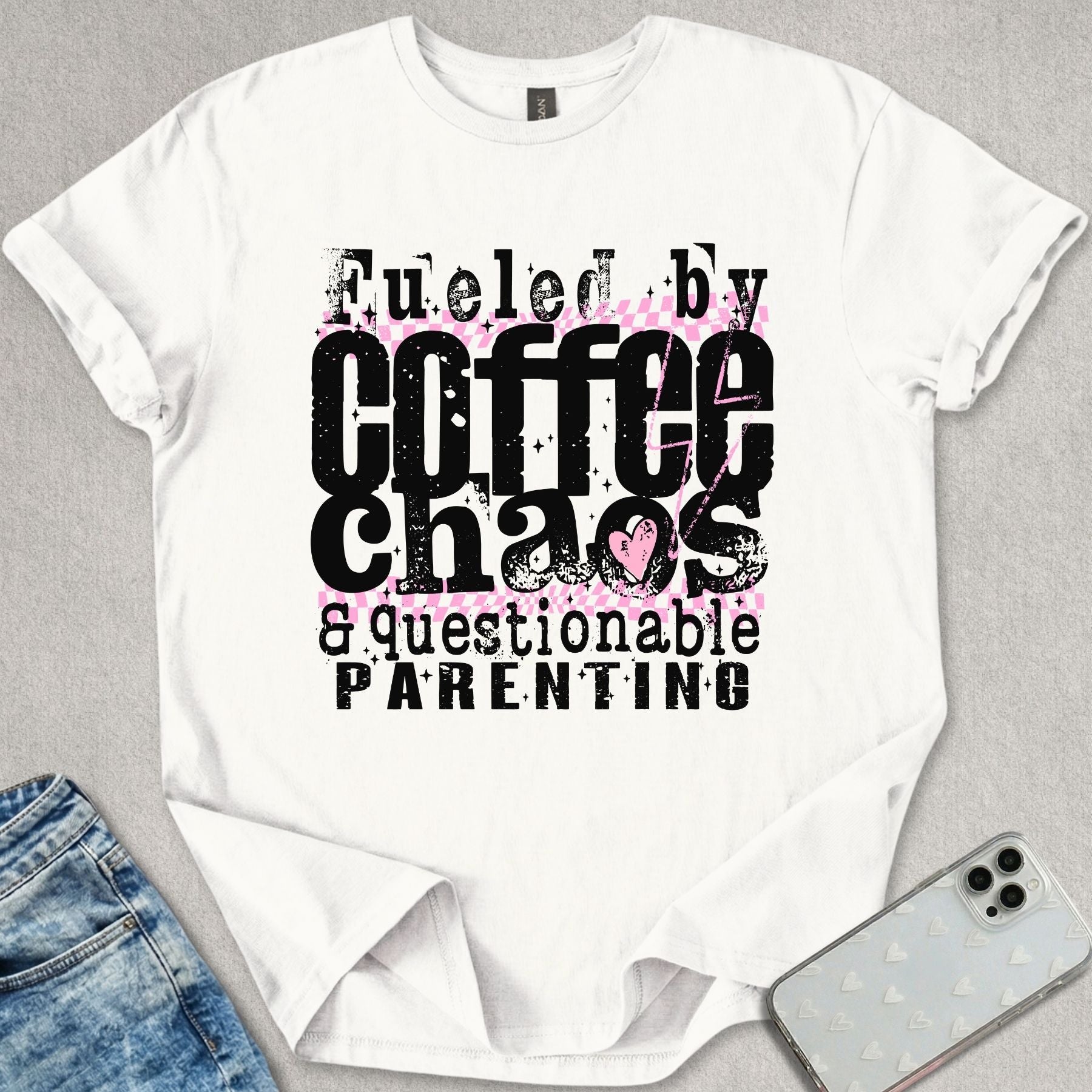 Fueled By Coffee Chaos T-shirt