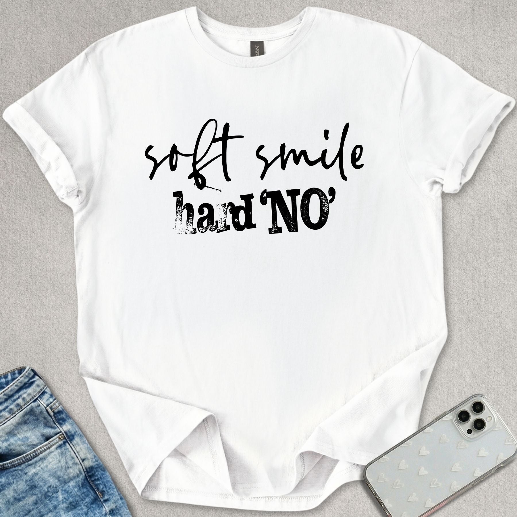 Soft Smile Hard No T-shirt
