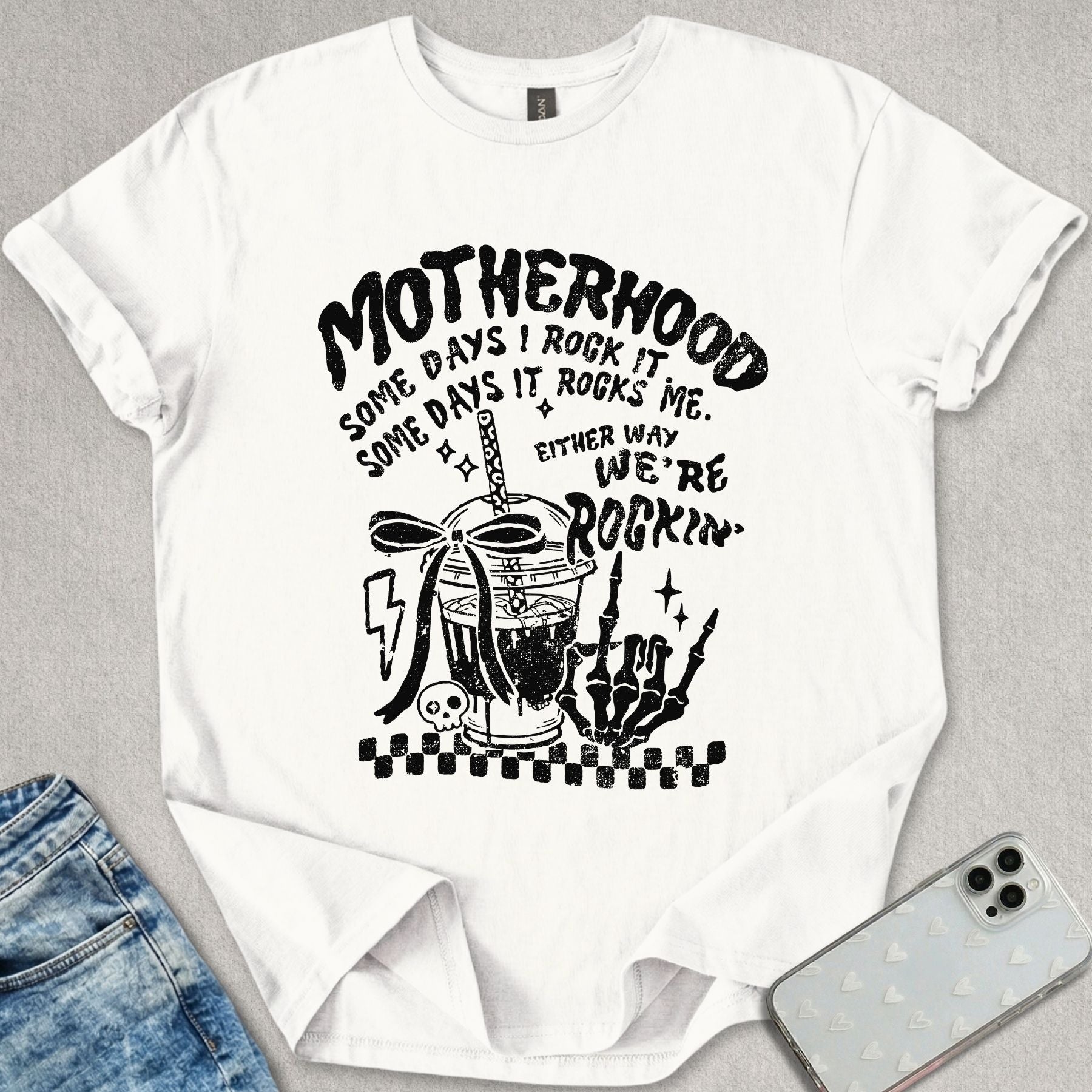 Motherhood Rocking It T-shirt