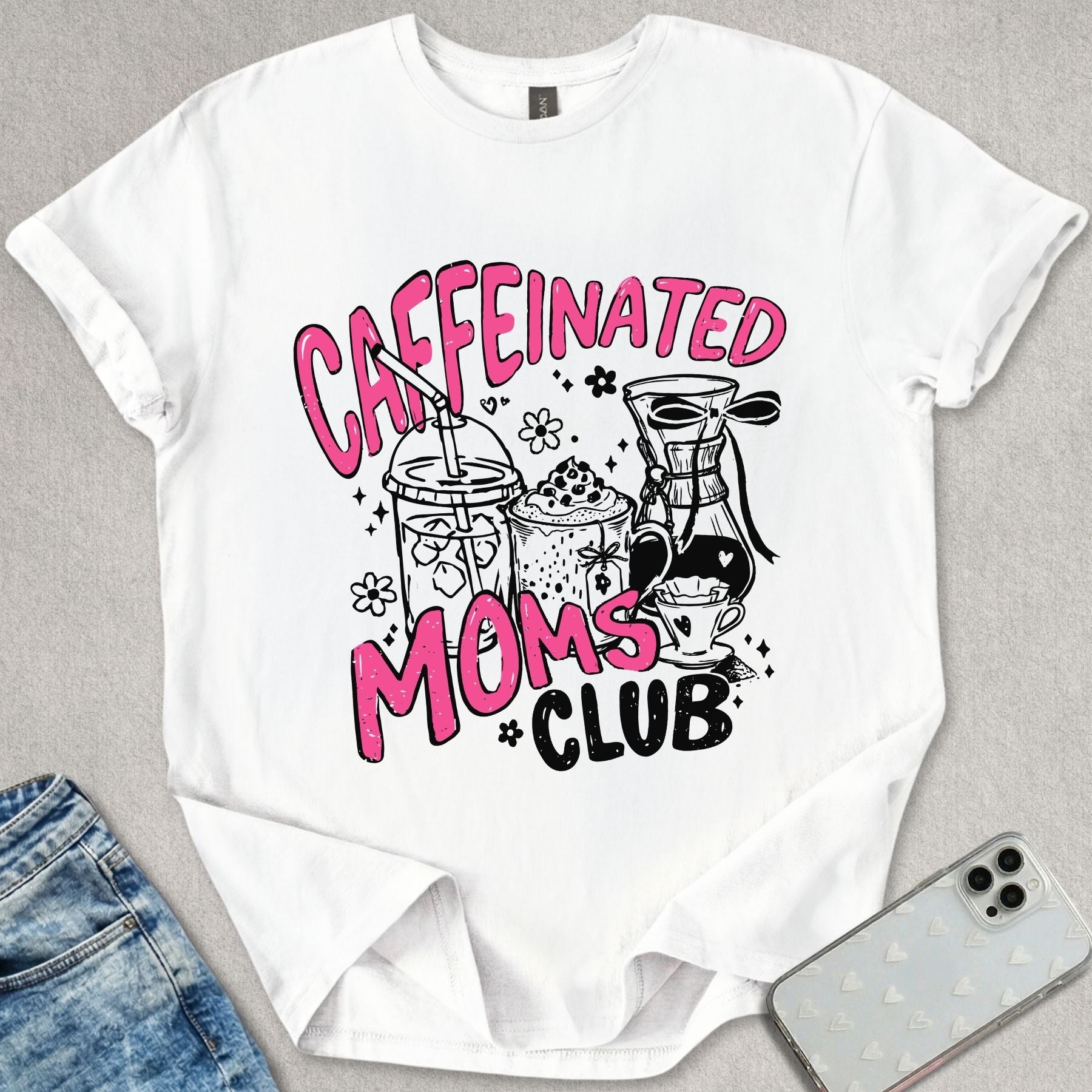 Caffeinated Moms Club T-shirt