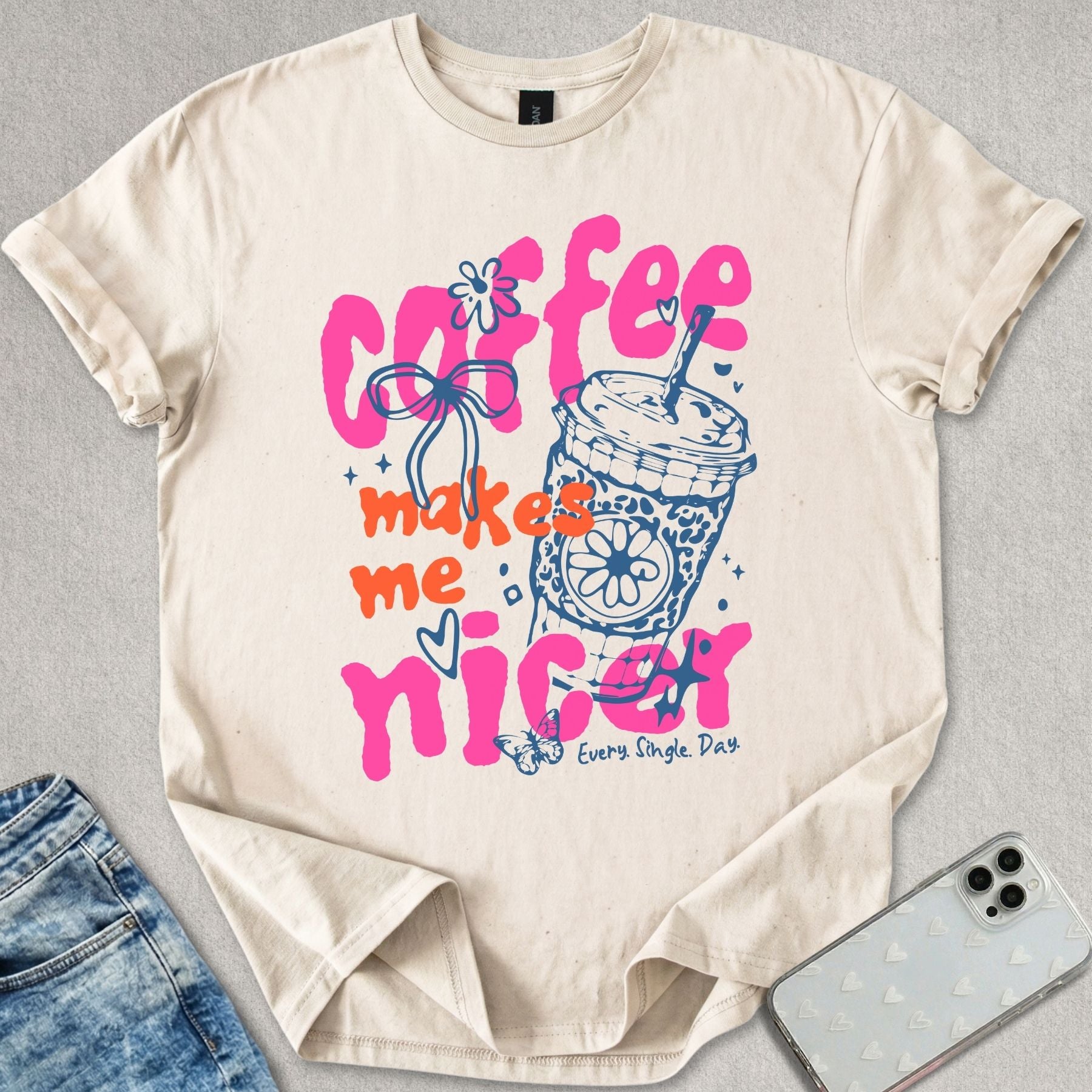 Coffee Makes Me Nicer T-shirt