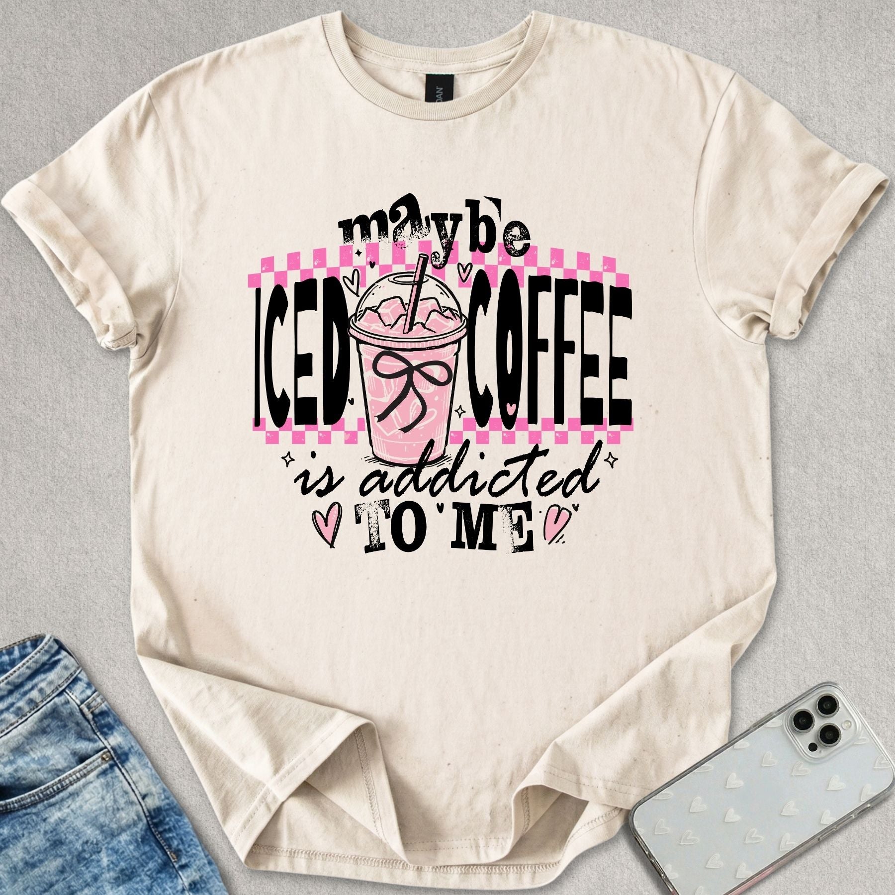 Addicted Ice Coffee T-shirt