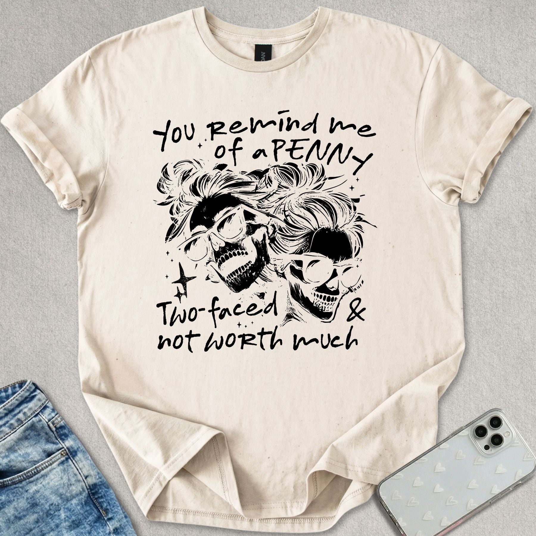Two Faced Penny T-shirt