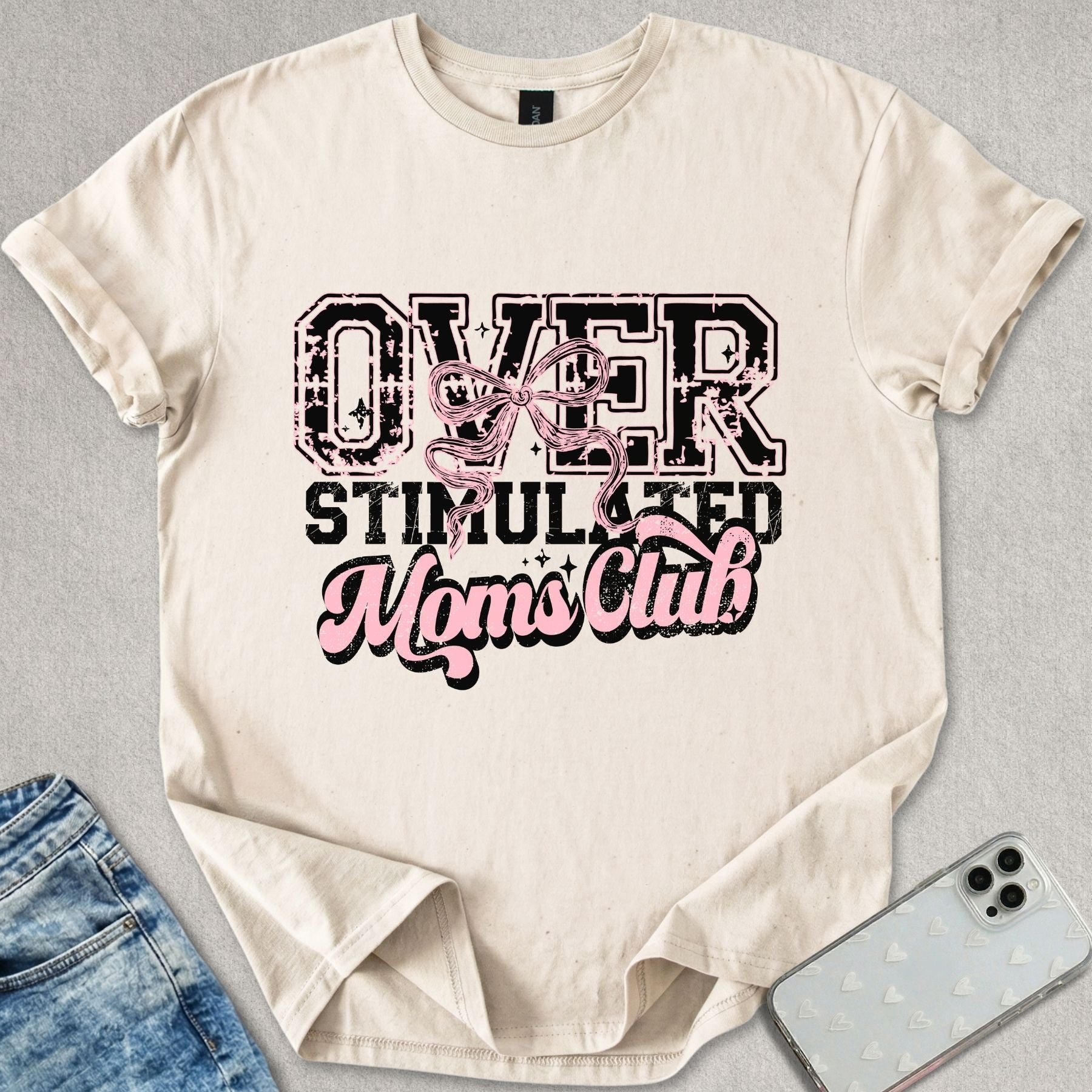 Over Stimulated Moms Club T-shirt