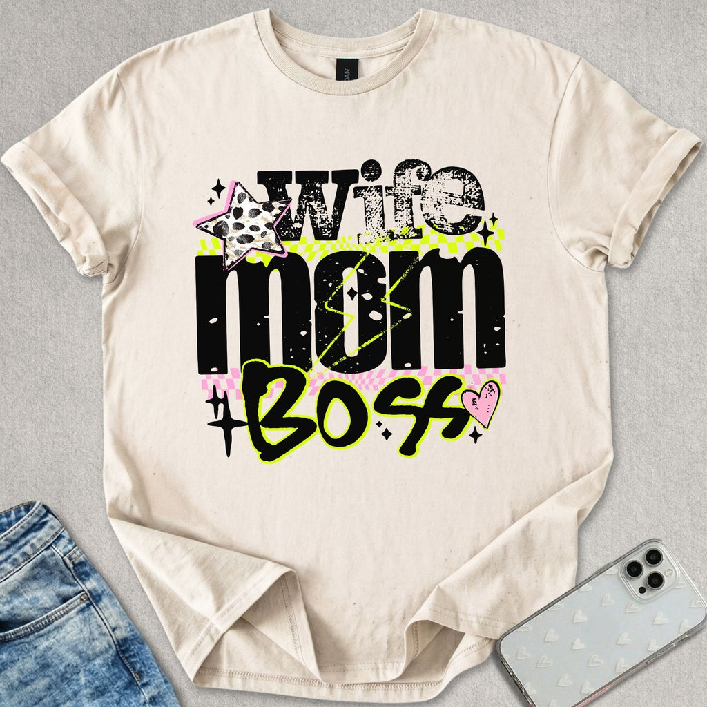 Wife Mom Boss T-shirt