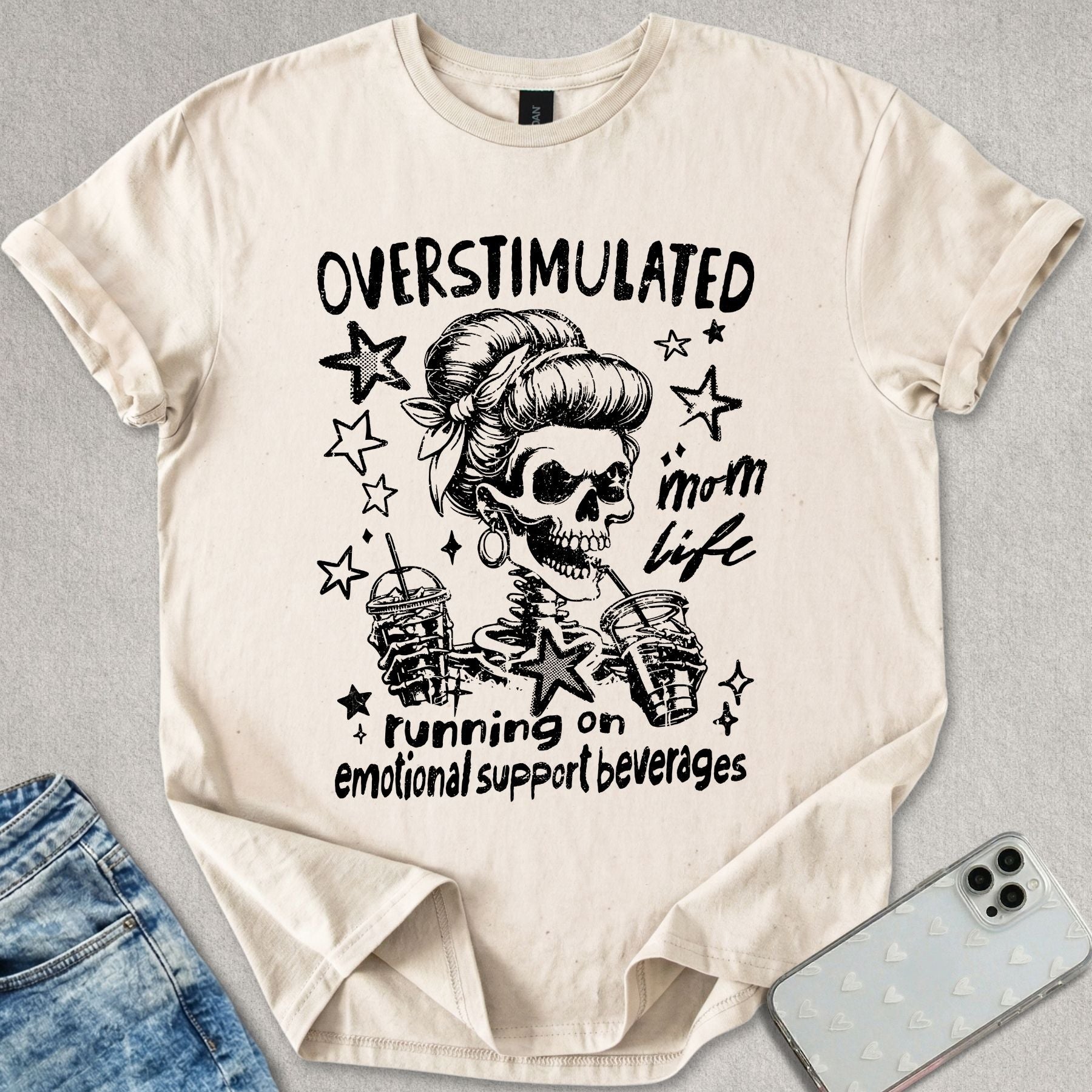 Overstimulated Moms Club T-shirt