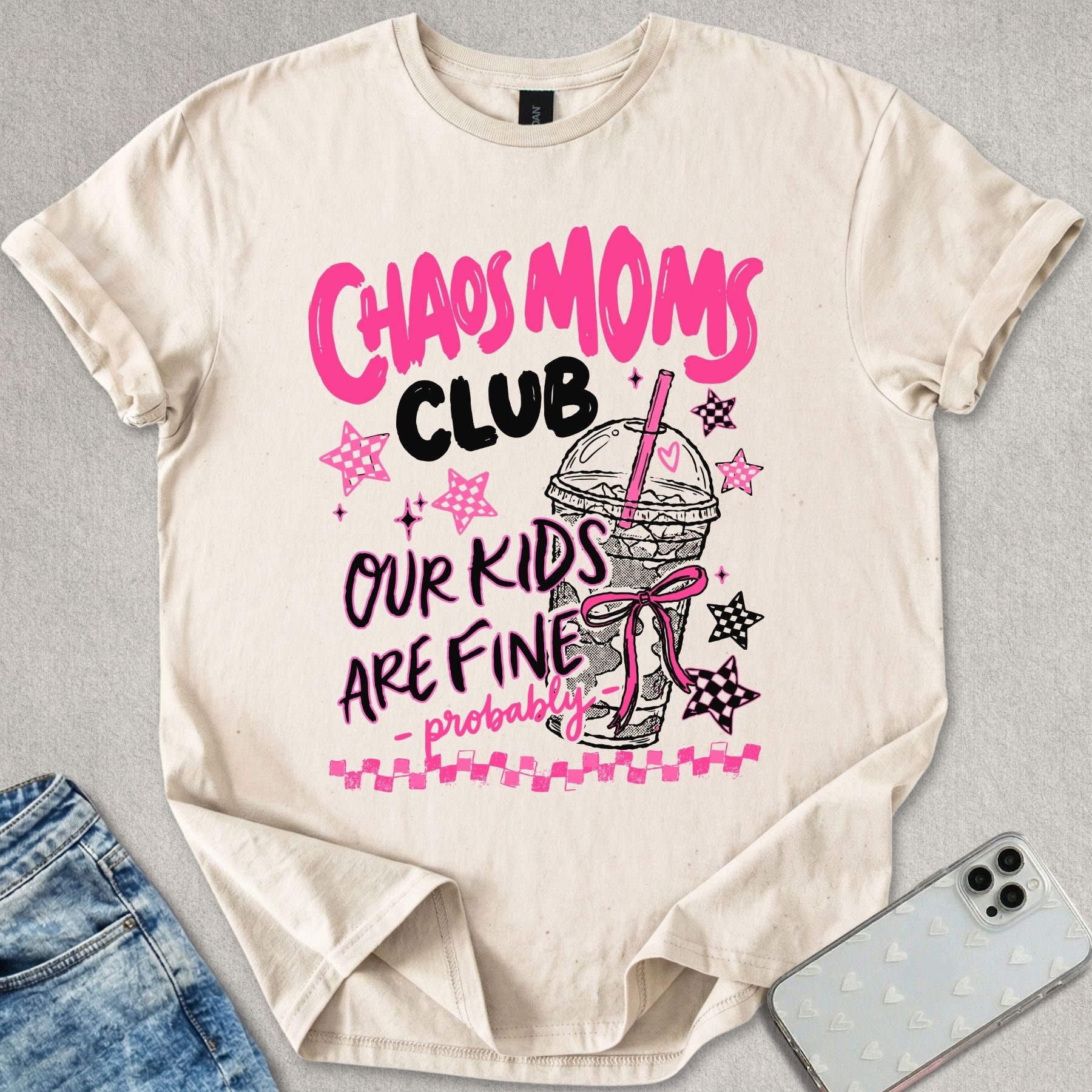 Chaos Moms Club T-shirt