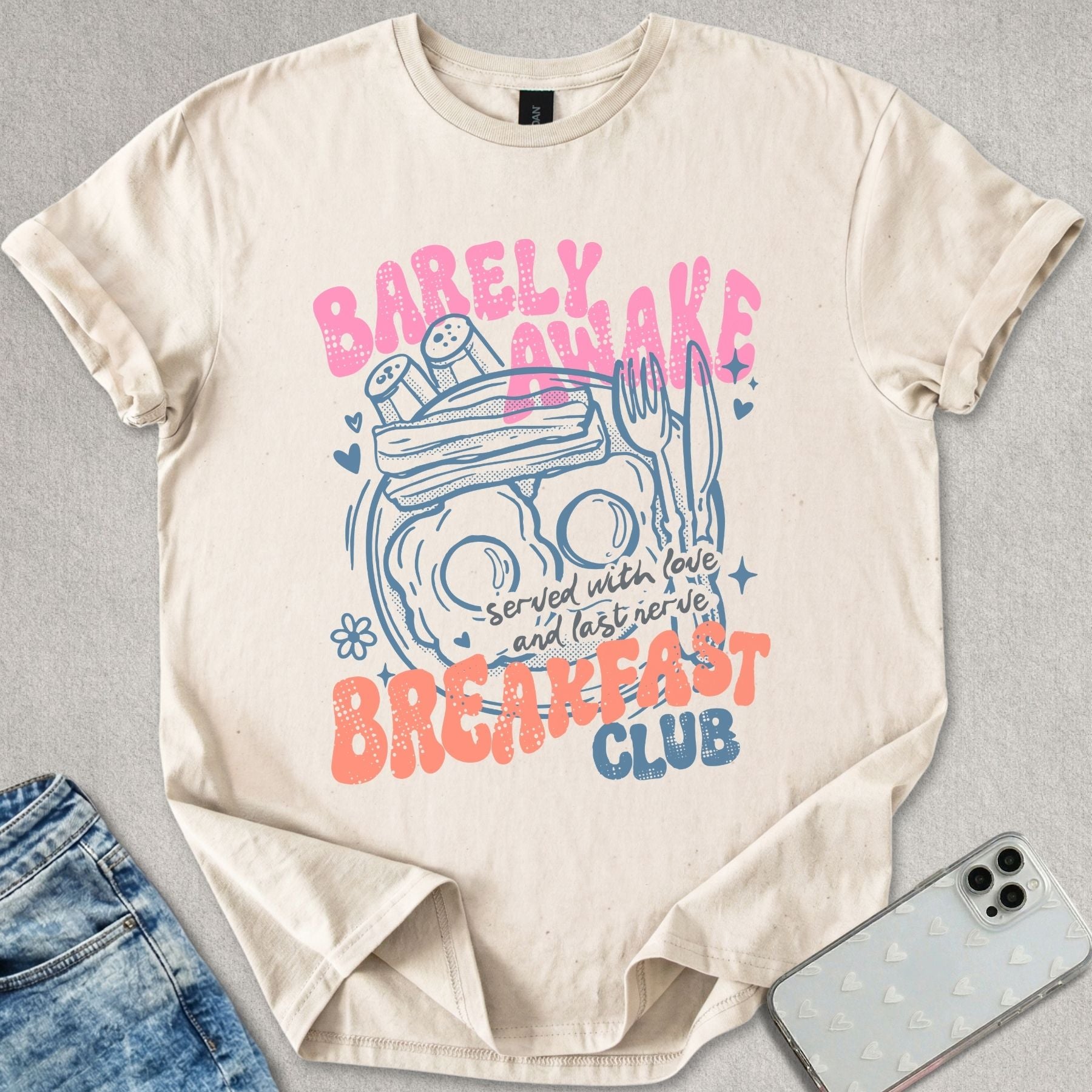 Barely Awake Breakfast T-shirt