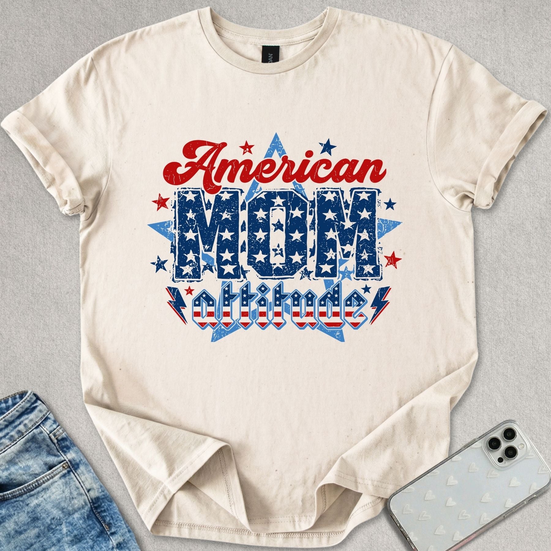 American Mom Attitude T-shirt