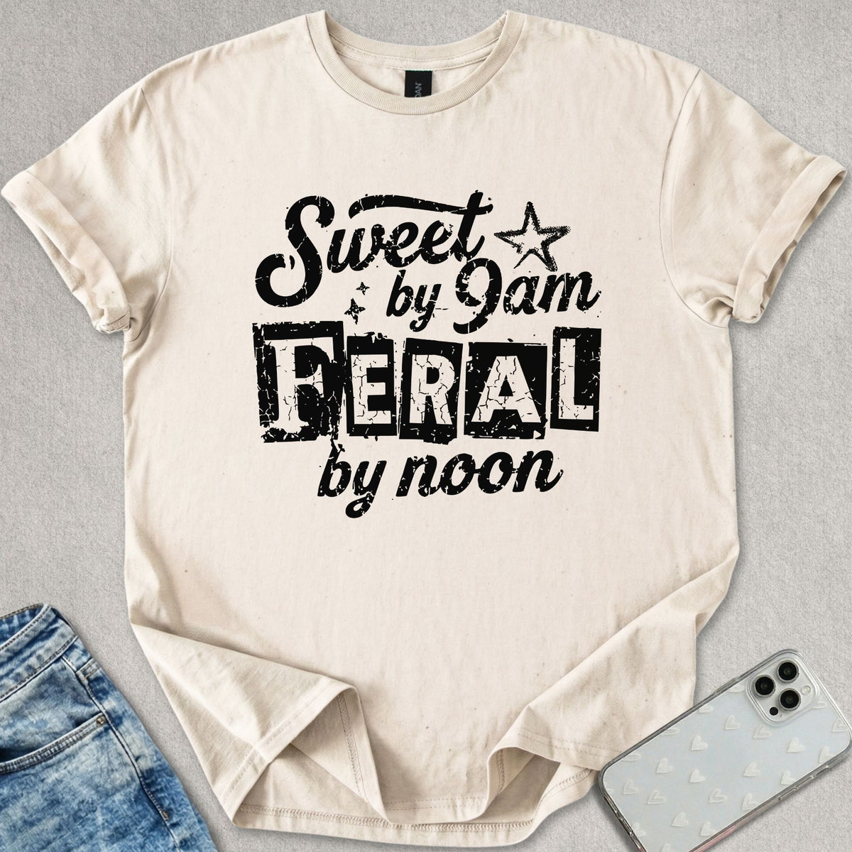 Feral By By Noon T-shirt