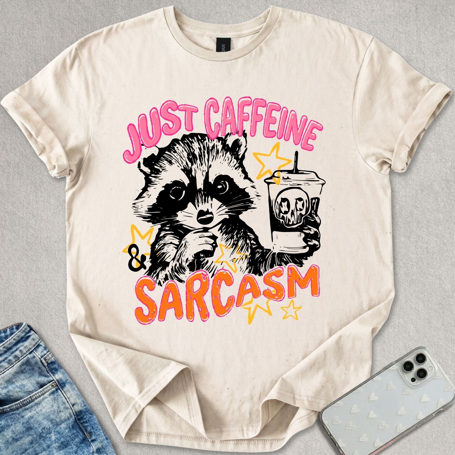 Just Caffeine & Sarcasm T-shirt
