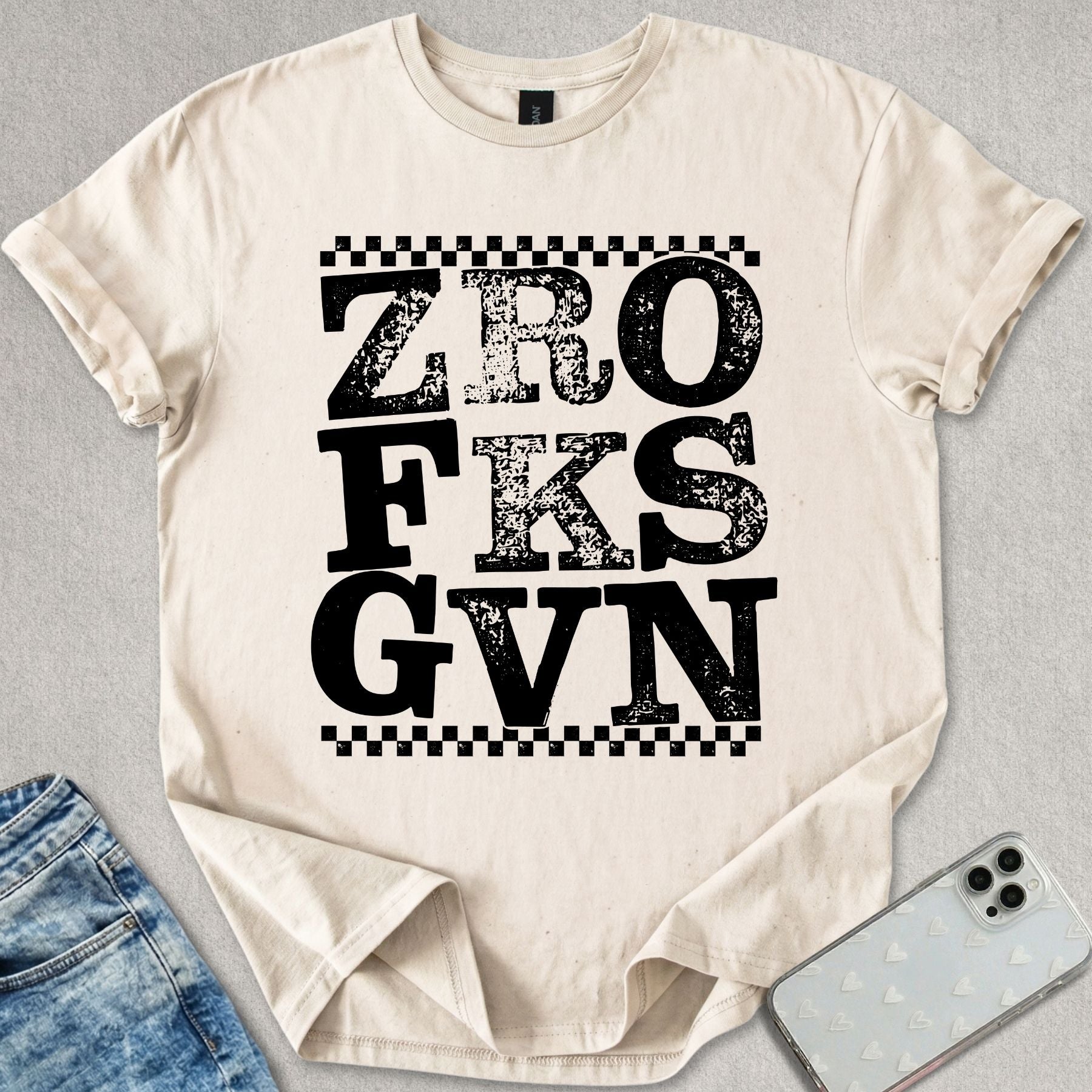 Zro Fks Gvn T-shirt