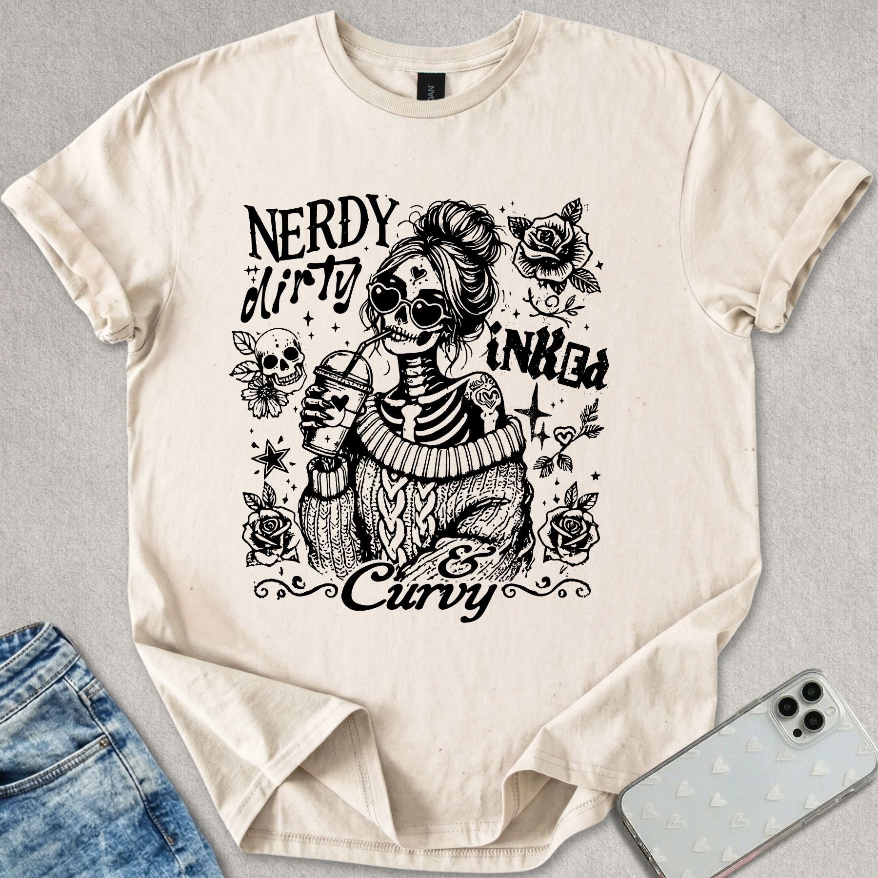 Nerdy Dirty Skellie T-shirt