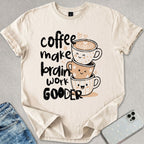 Coffee Make Brain T-shirt