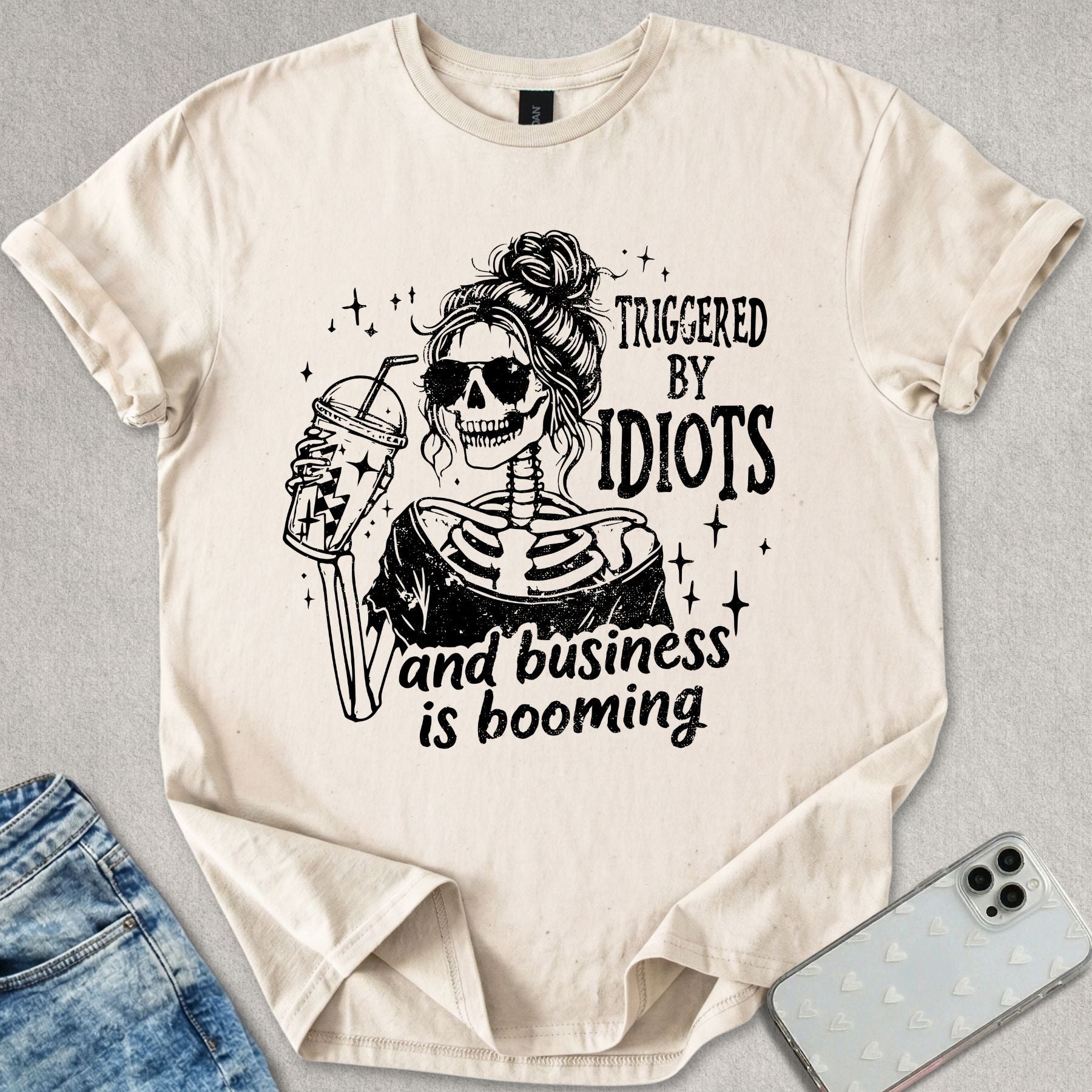 Triggered By Idiots T-shirt