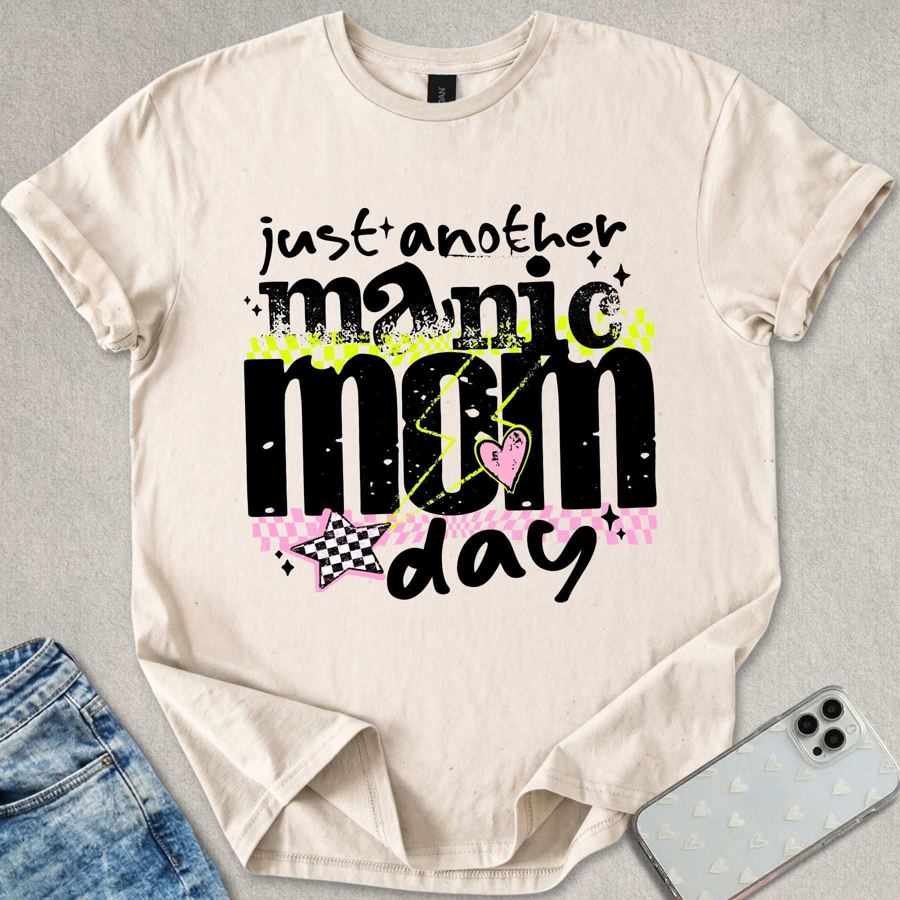Manic Mom Day T-shirt