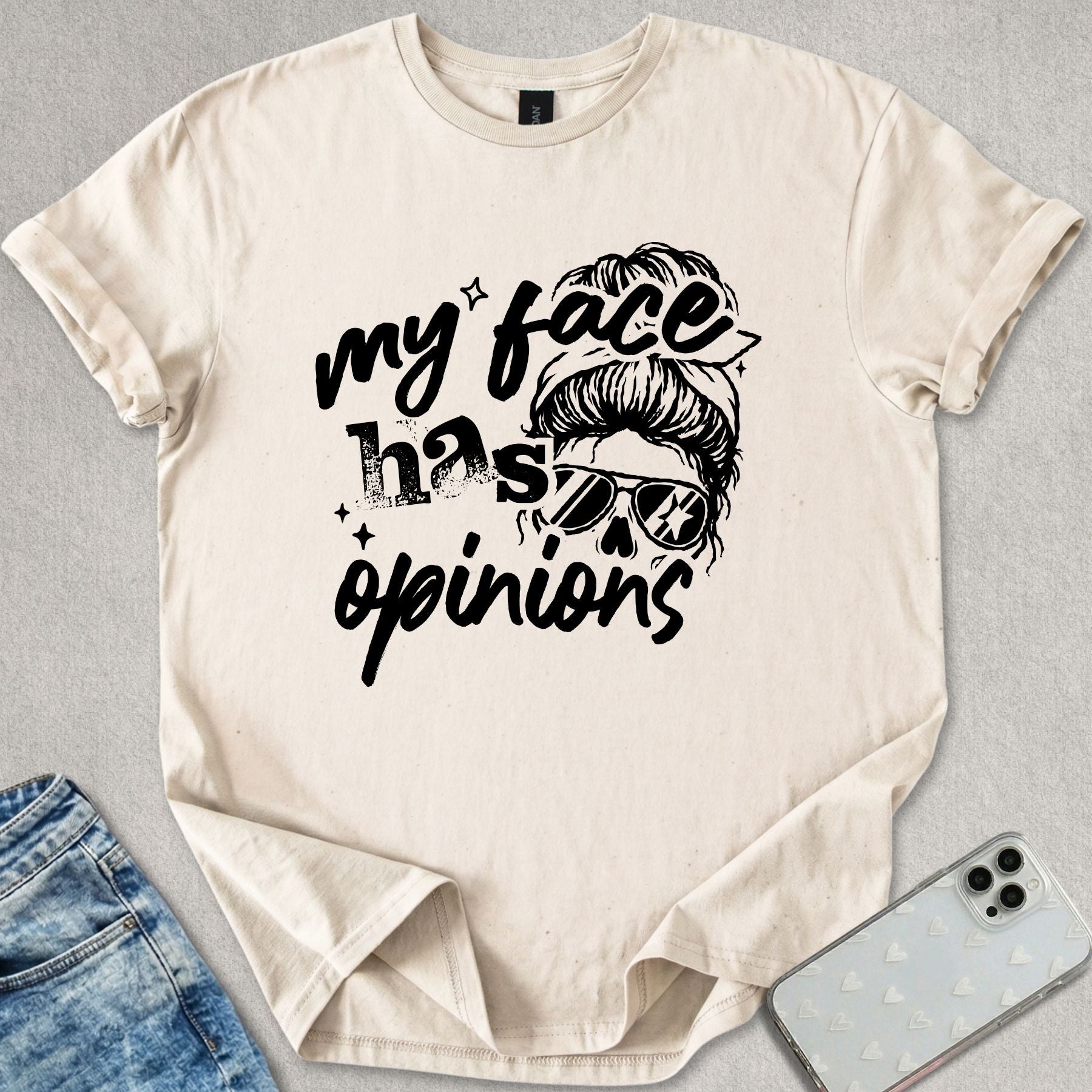 My Face Has Opinions T-shirt