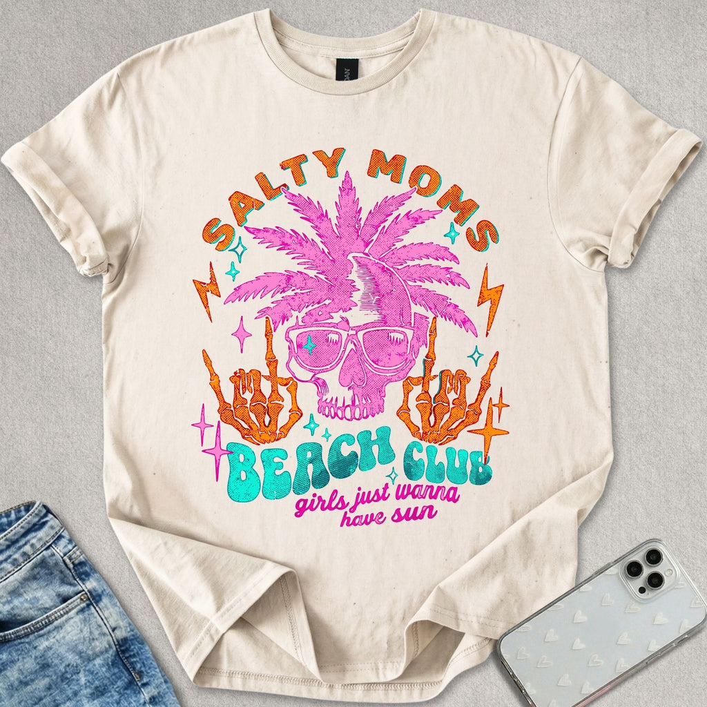 Salty Moms Beach Club T-shirt