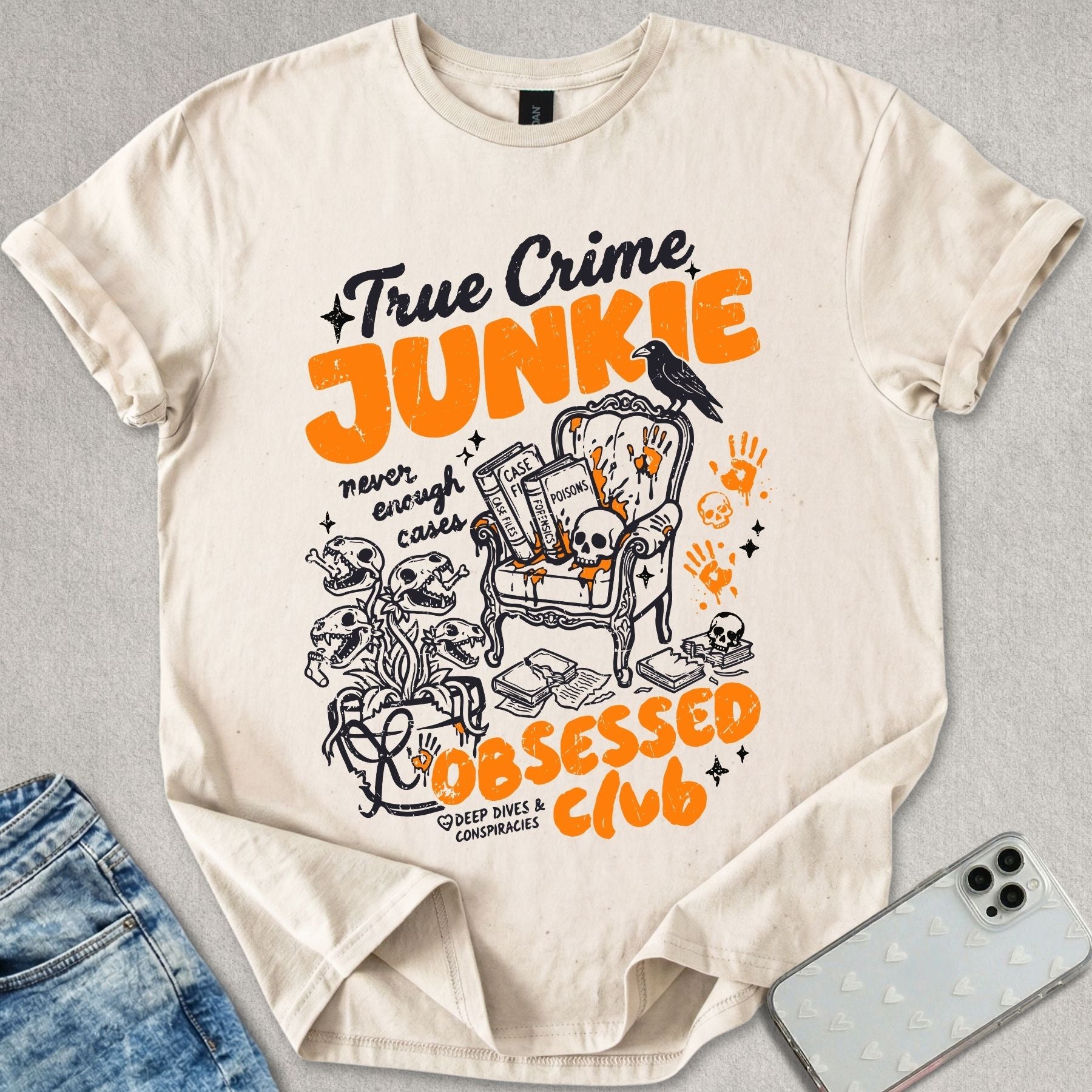 True Crime Junkie T-shirt