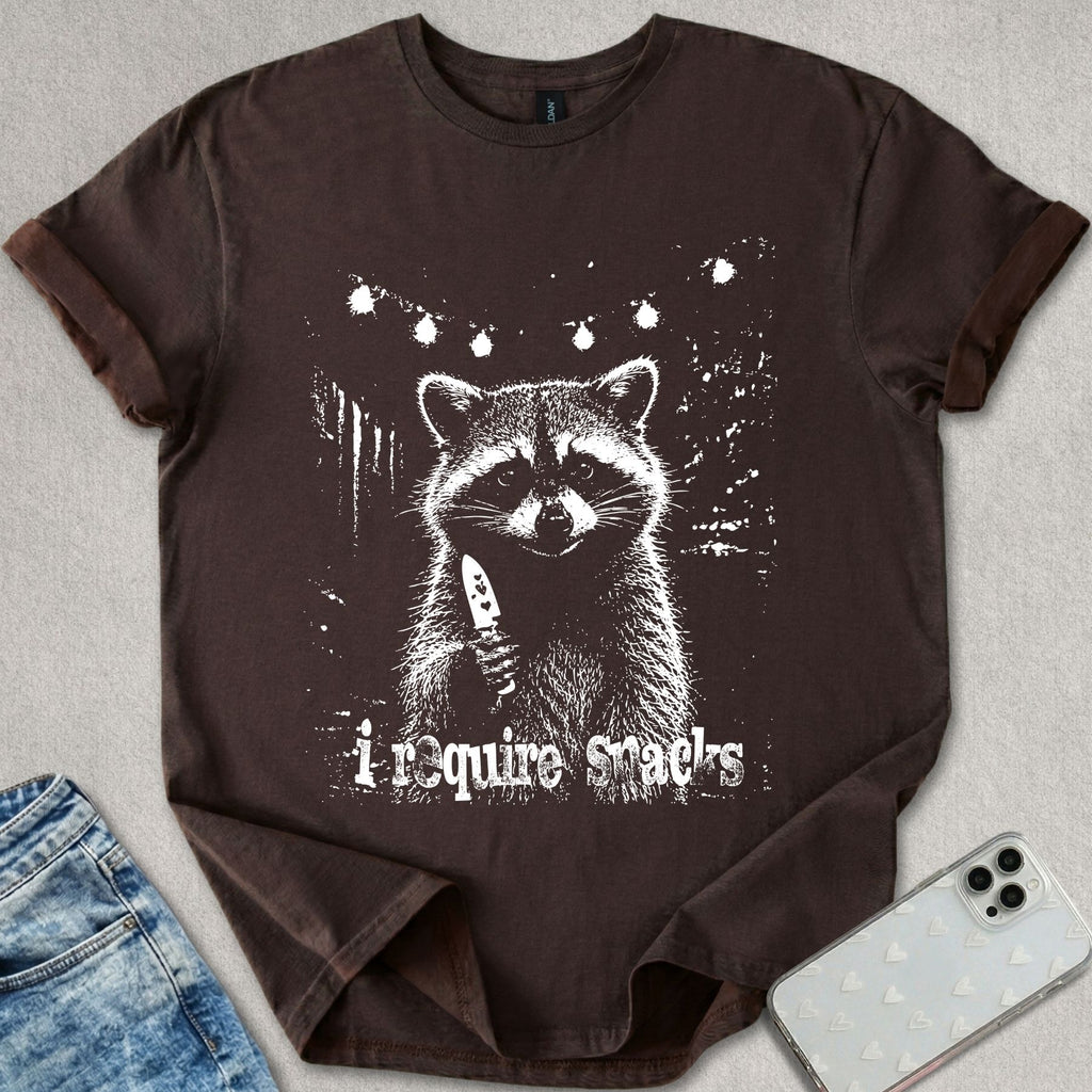 I Require Snacks T-shirt