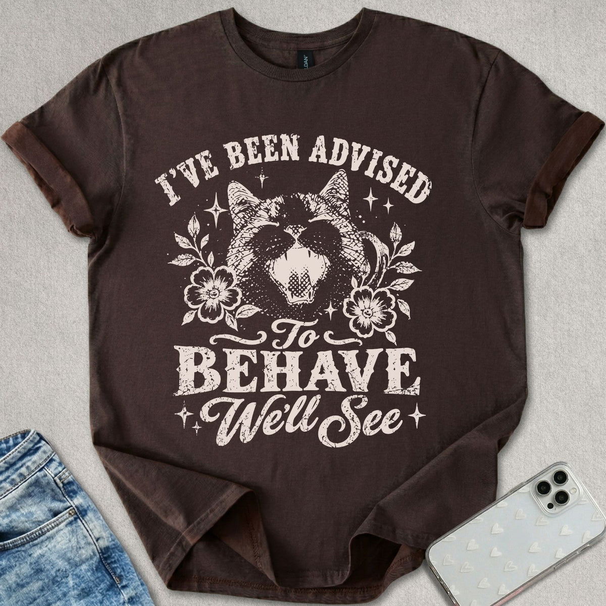 Advised To Behave T-shirt