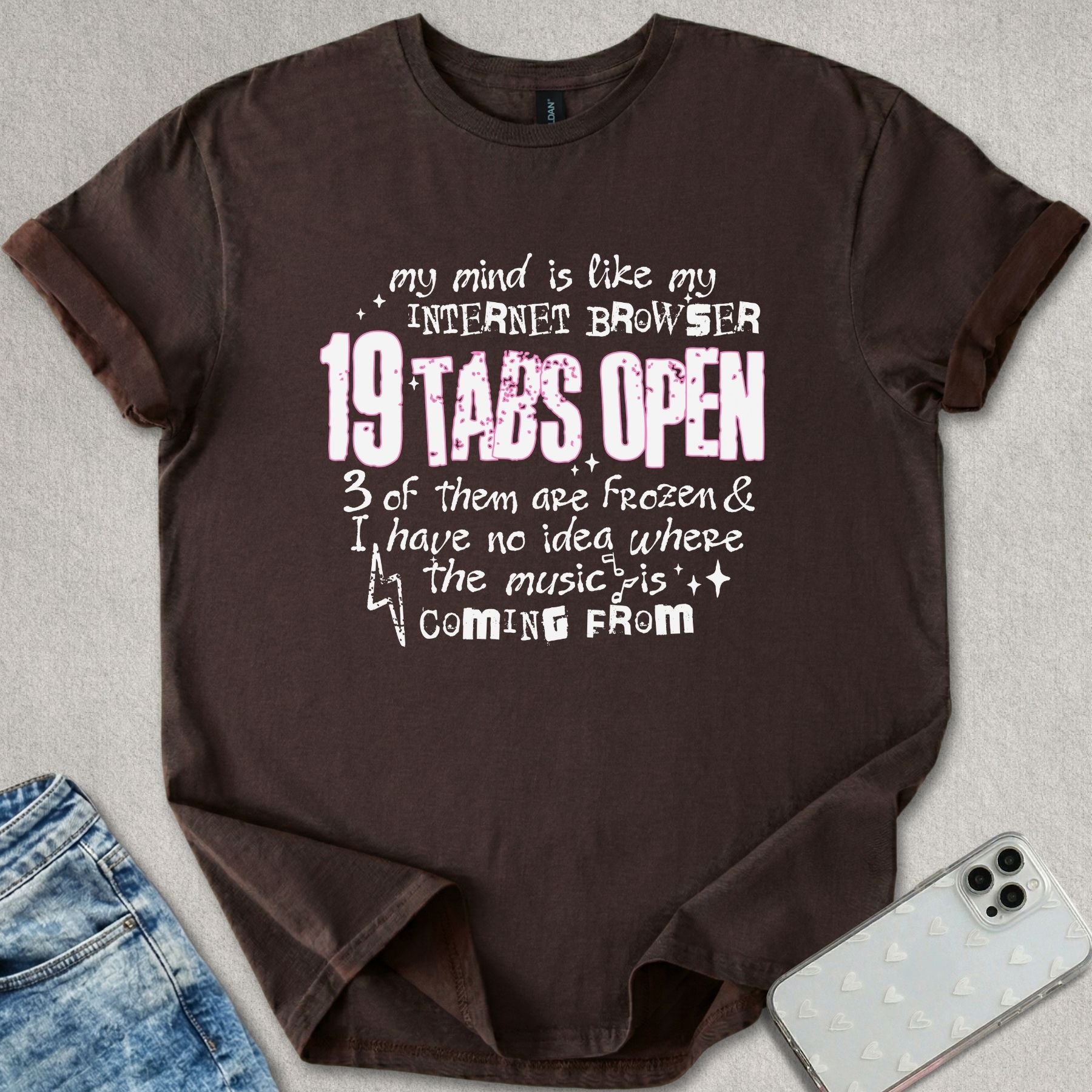 19 Tabs Open T-shirt