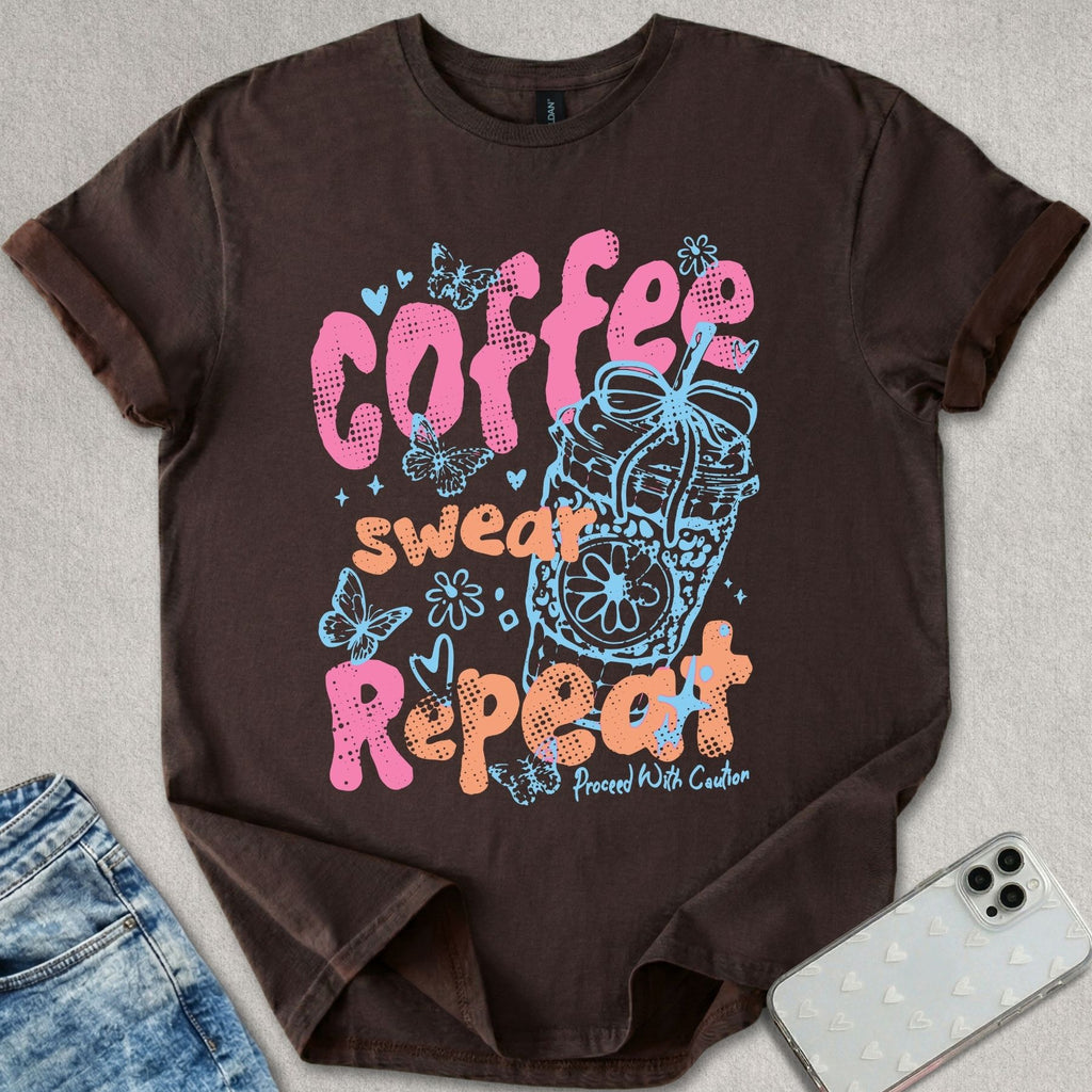 Coffee Swear Repeat T-shirt