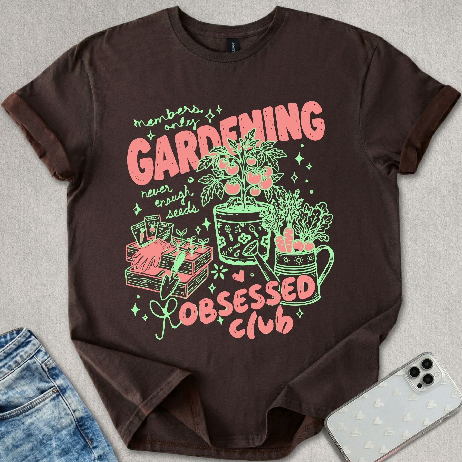 Gardening Obsessed Club T-shirt