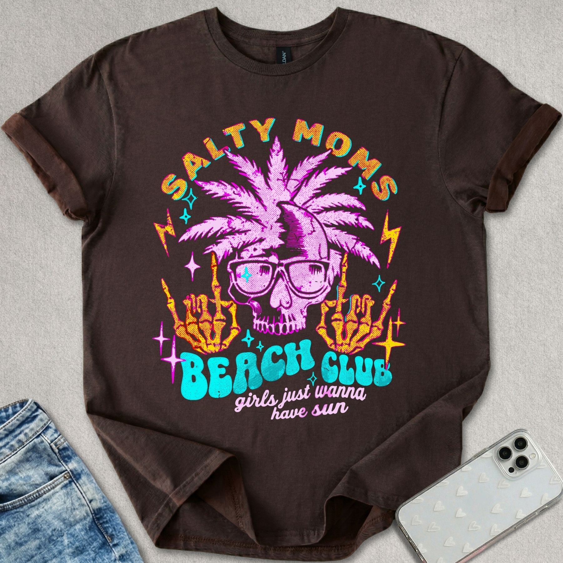 Salty Moms Beach Club T-shirt