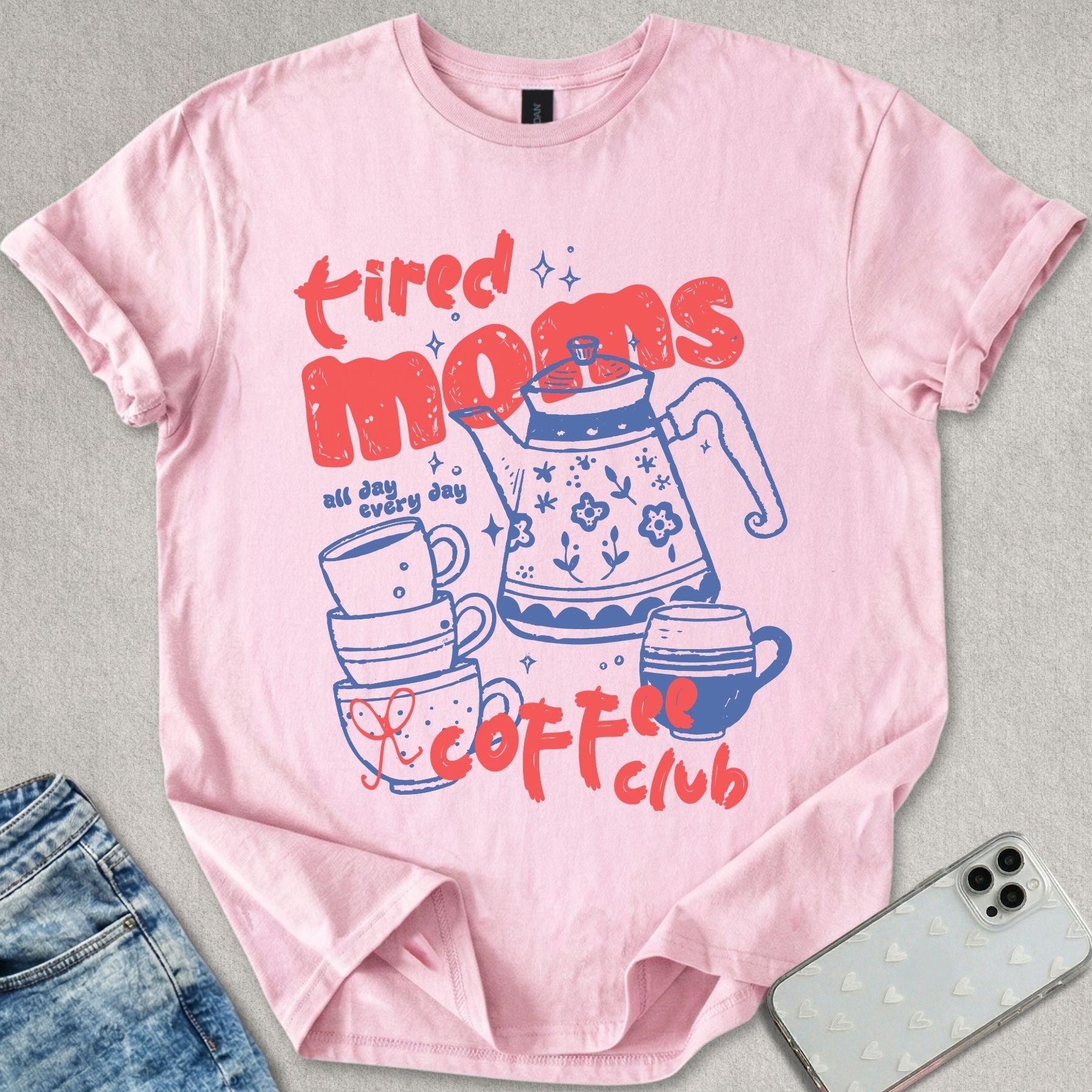 Tired Moms Coffee Club T-shirt