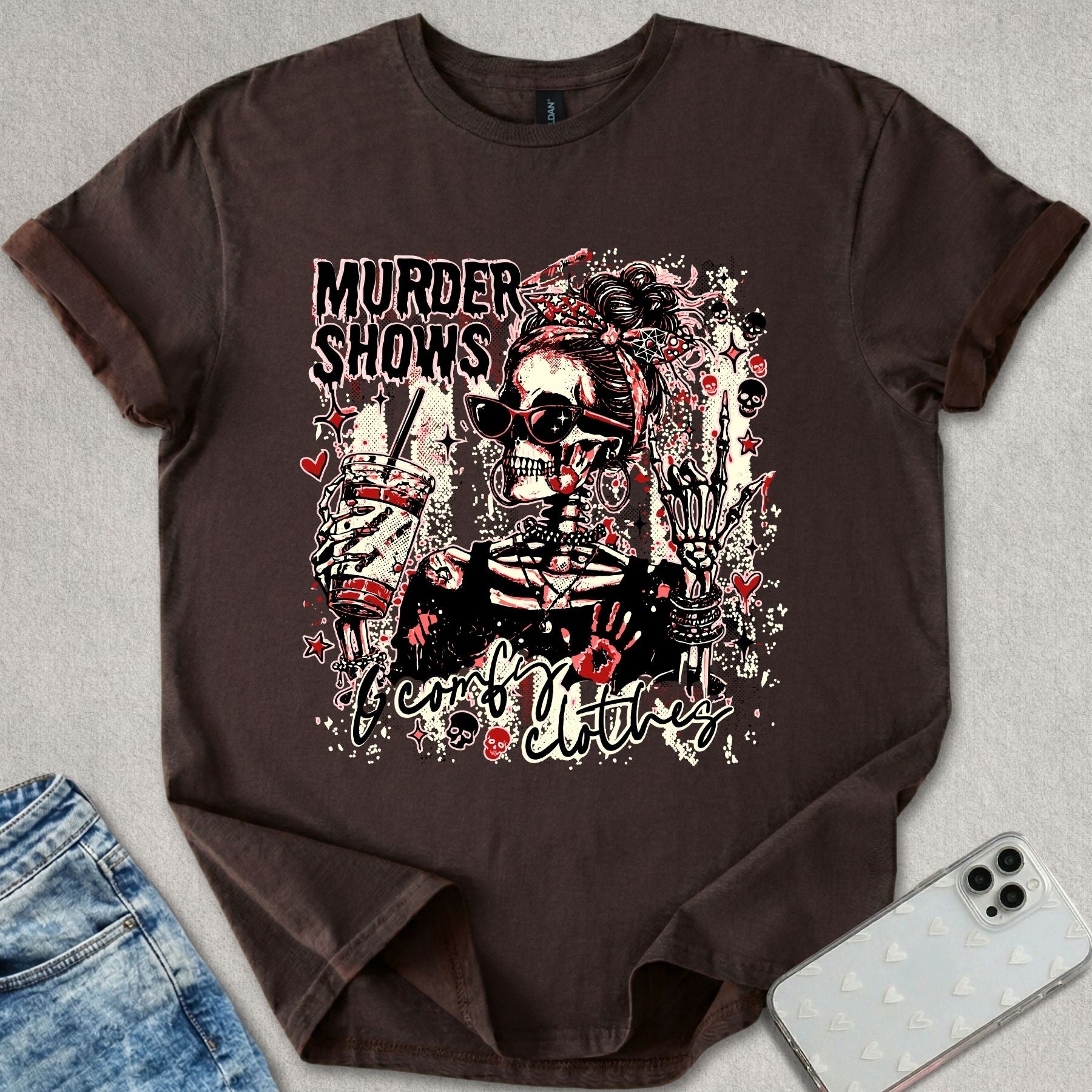 Murder Shows & Comfy Clothes T-shirt