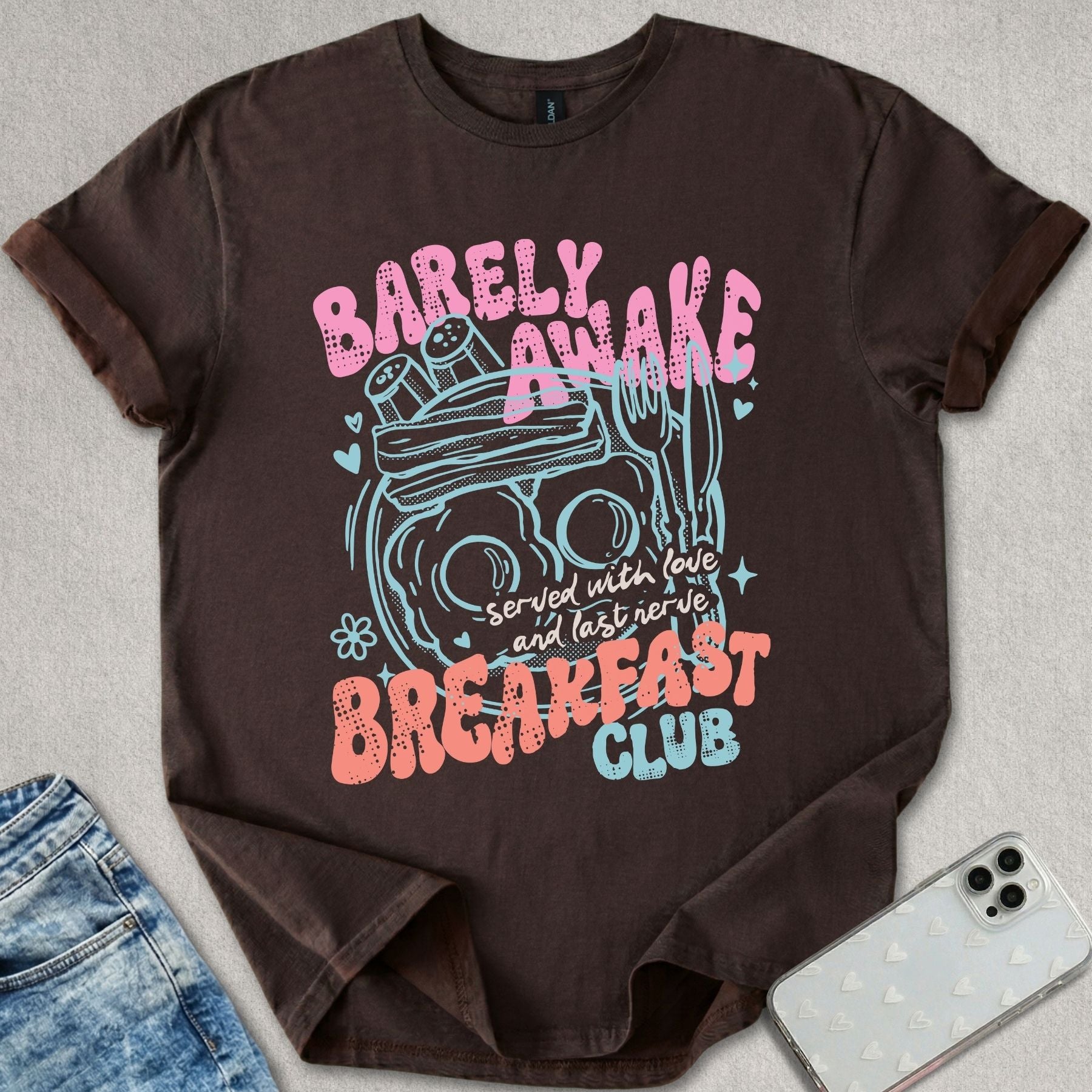 Barely Awake Breakfast T-shirt