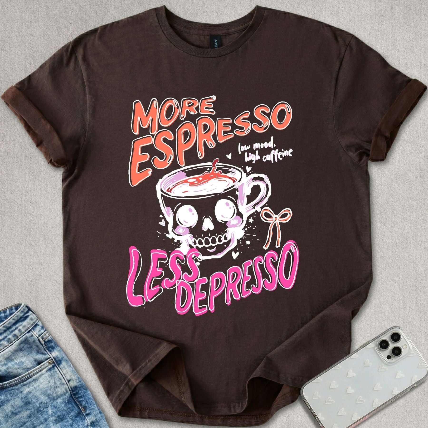 More Espresso Less Depresso T-shirt