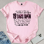 19 Tabs Open T-shirt